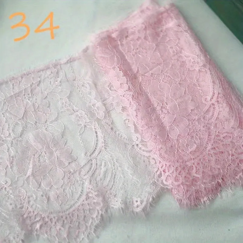 3m Lace Eyelash Trim Perfect for DIY Clothing Projects