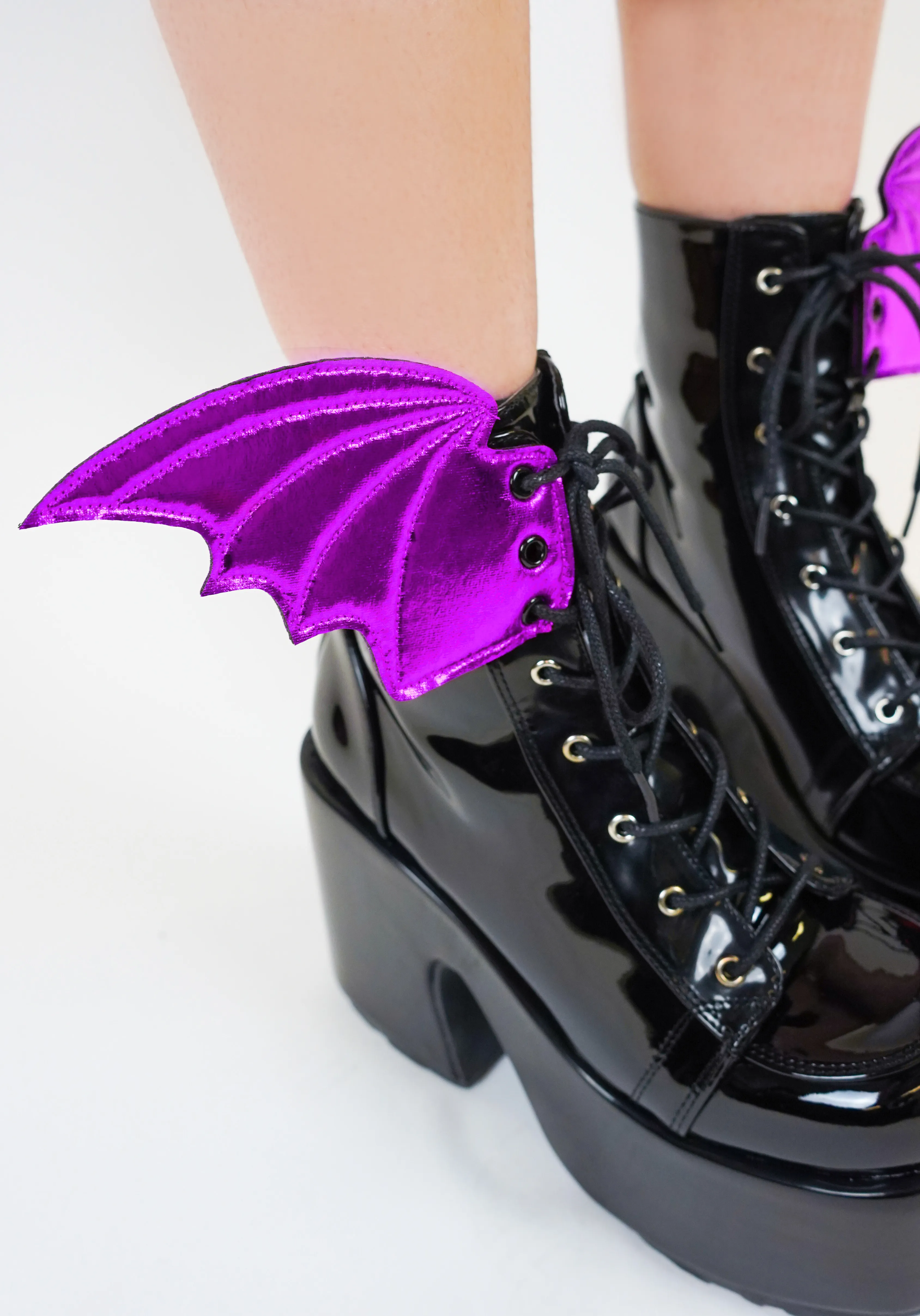 Bat Wings [Purple] | SHOE ACCESSORY [PAIR]