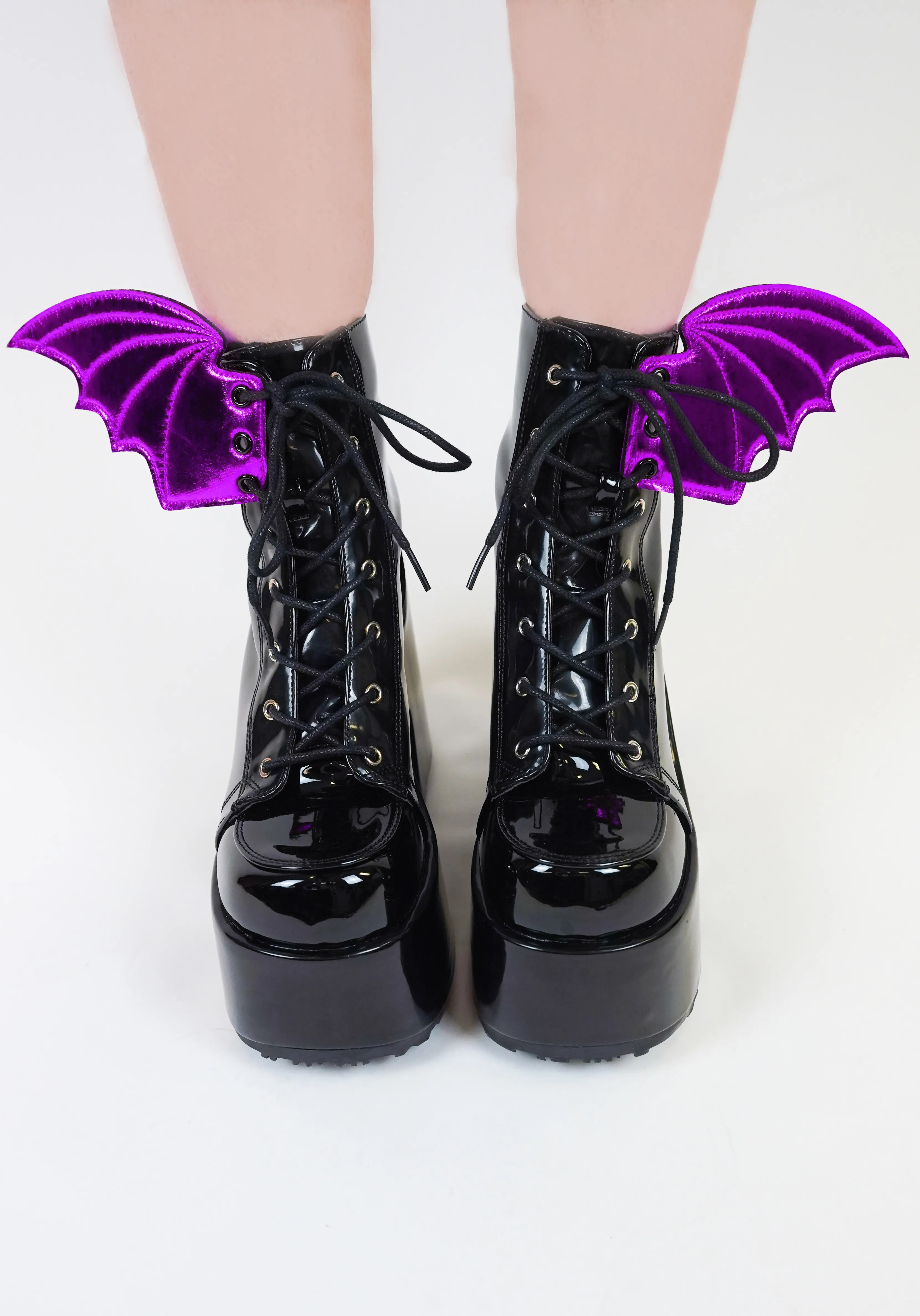 Bat Wings [Purple] | SHOE ACCESSORY [PAIR]