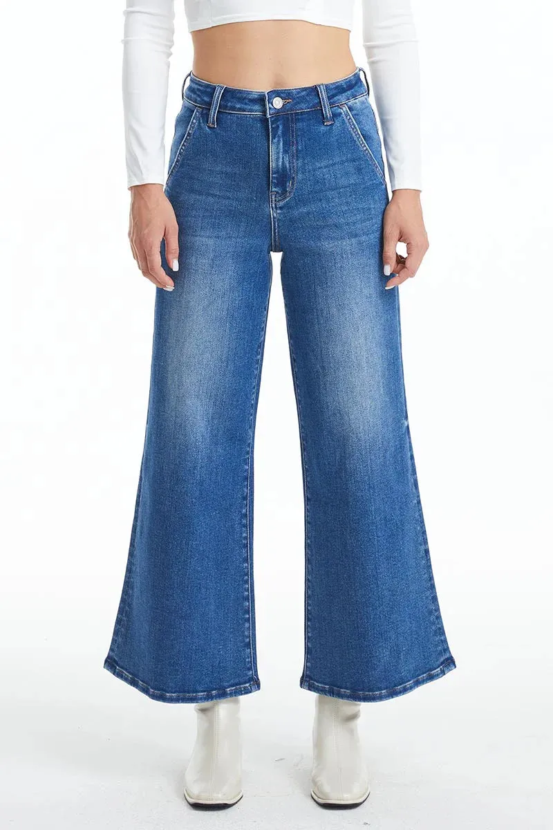 Bayeas Carpenter Wide Leg Flare Jeans