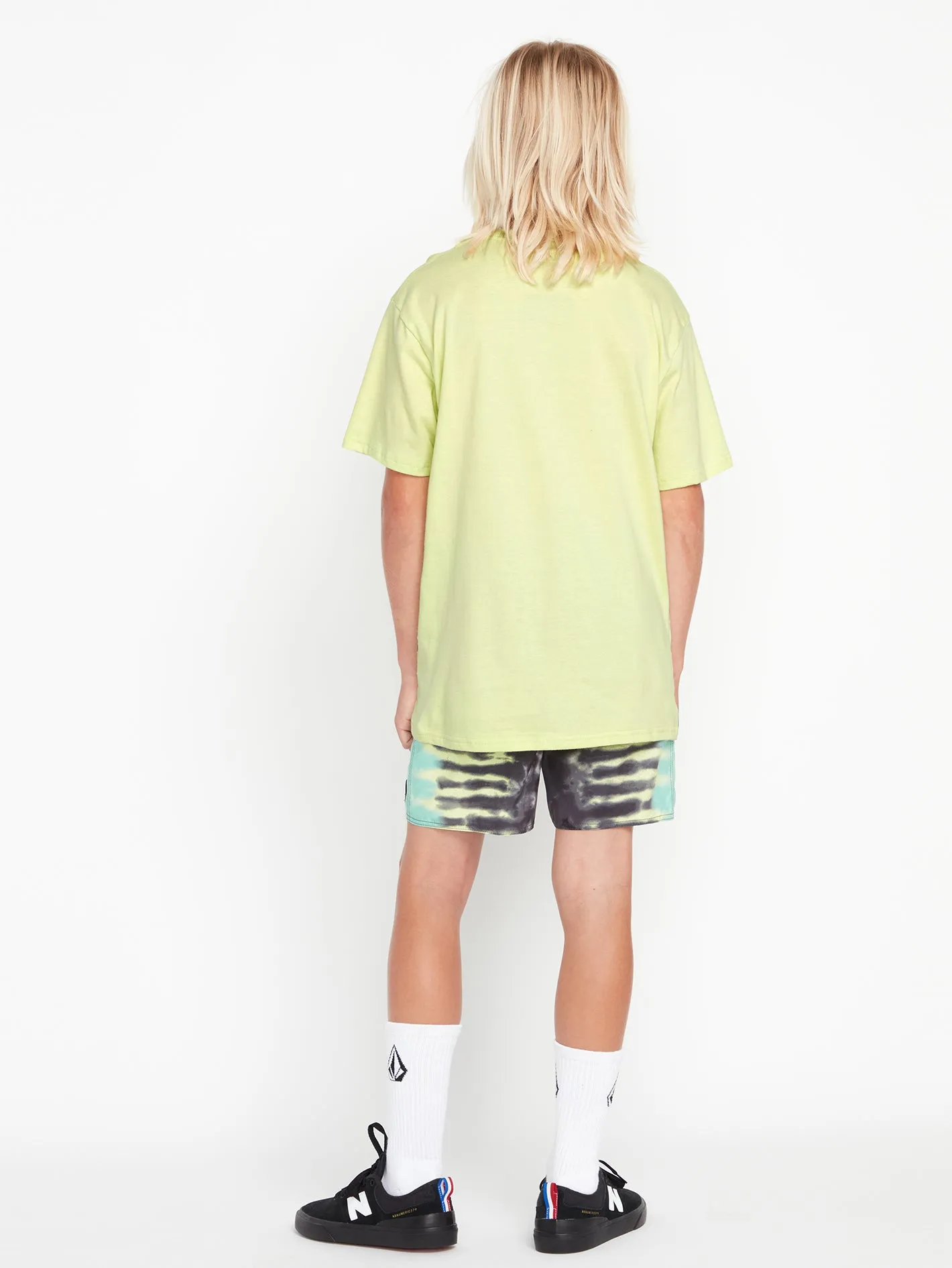 Big Boys Euroslash Short Sleeve Tee - Shadow Lime