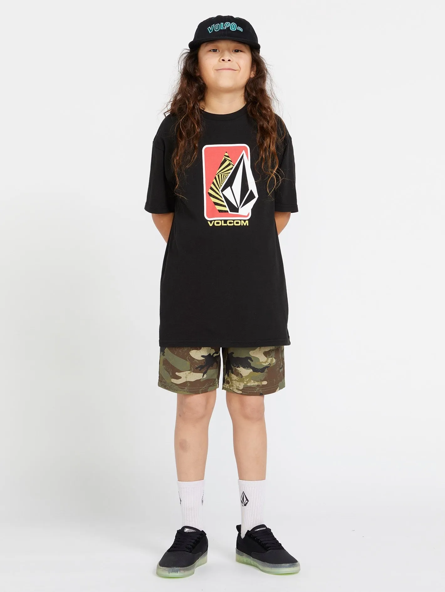 Big Boys Ramp Stone Geo Short Sleeve Tee - Black