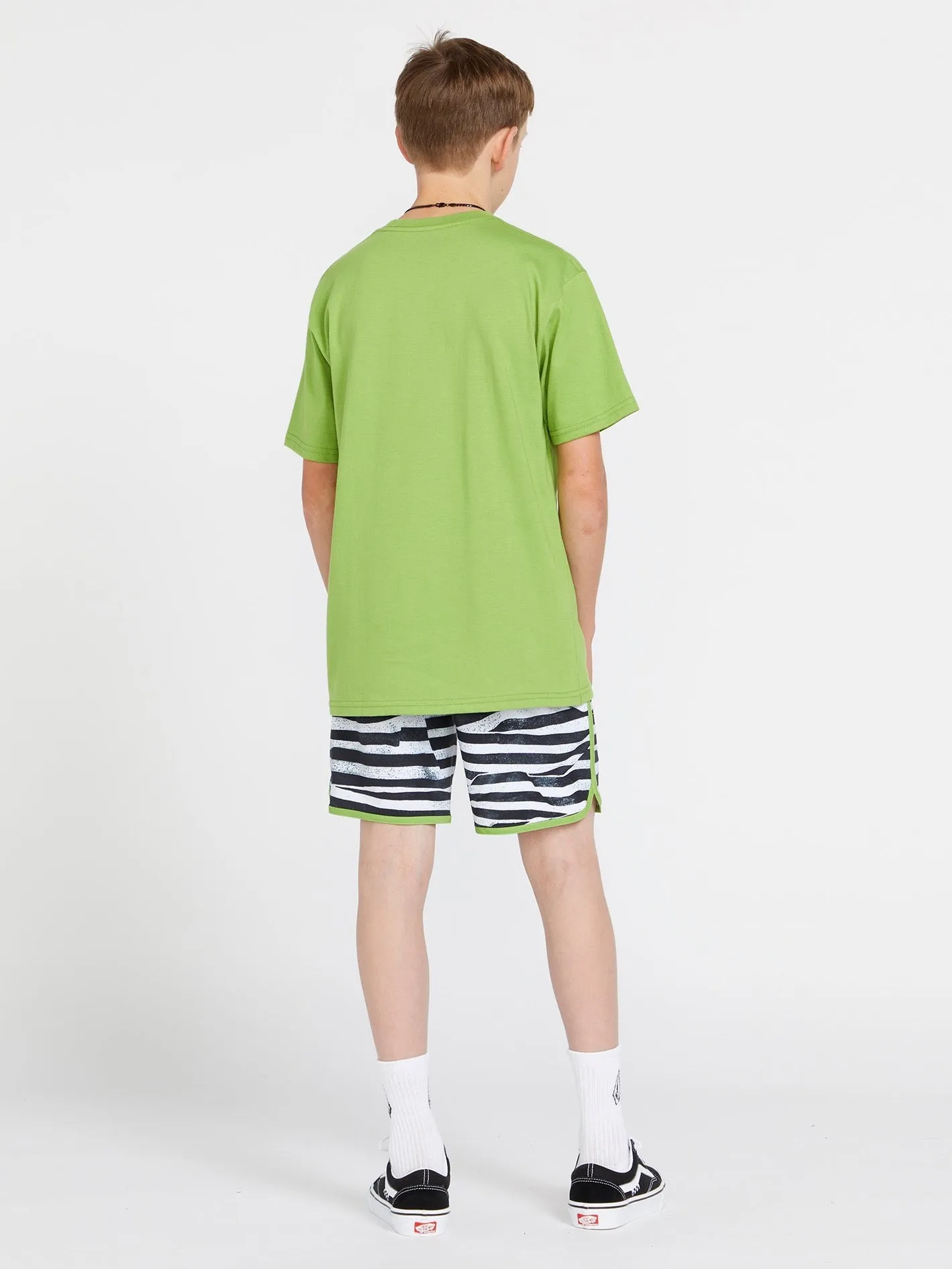 Big Boys Ramp Stone Geo Short Sleeve Tee - Seaweed Green