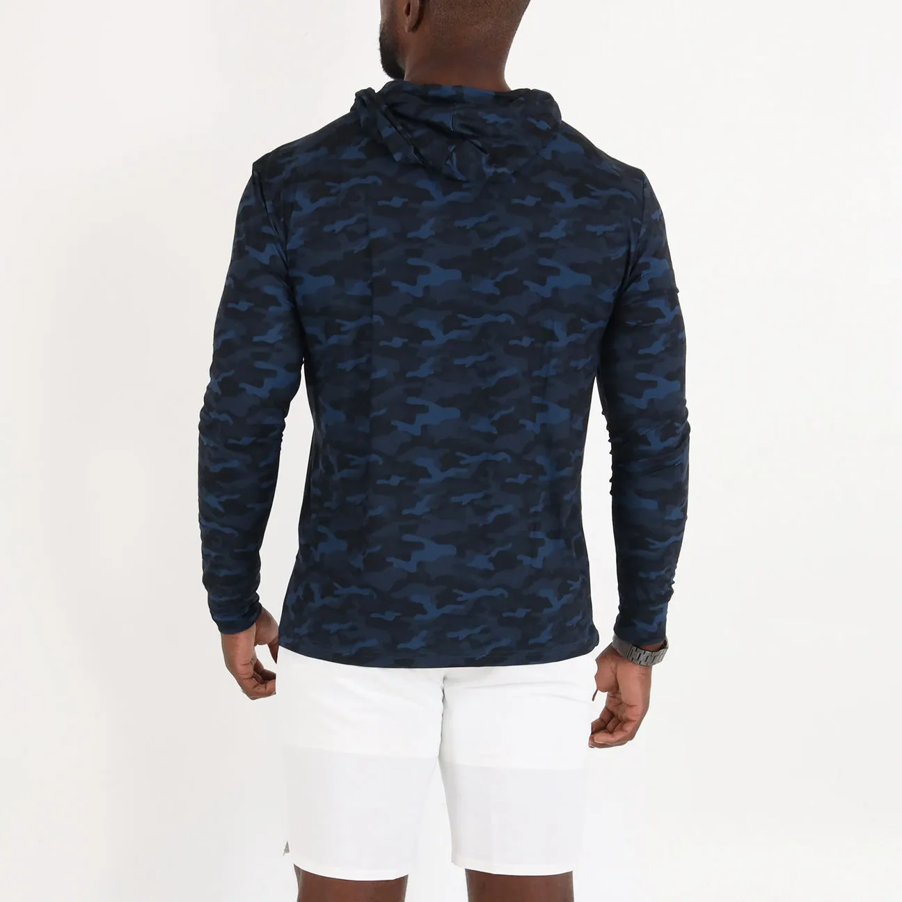 Blacks Beach Hoodie - Dark Blue Sea Camo