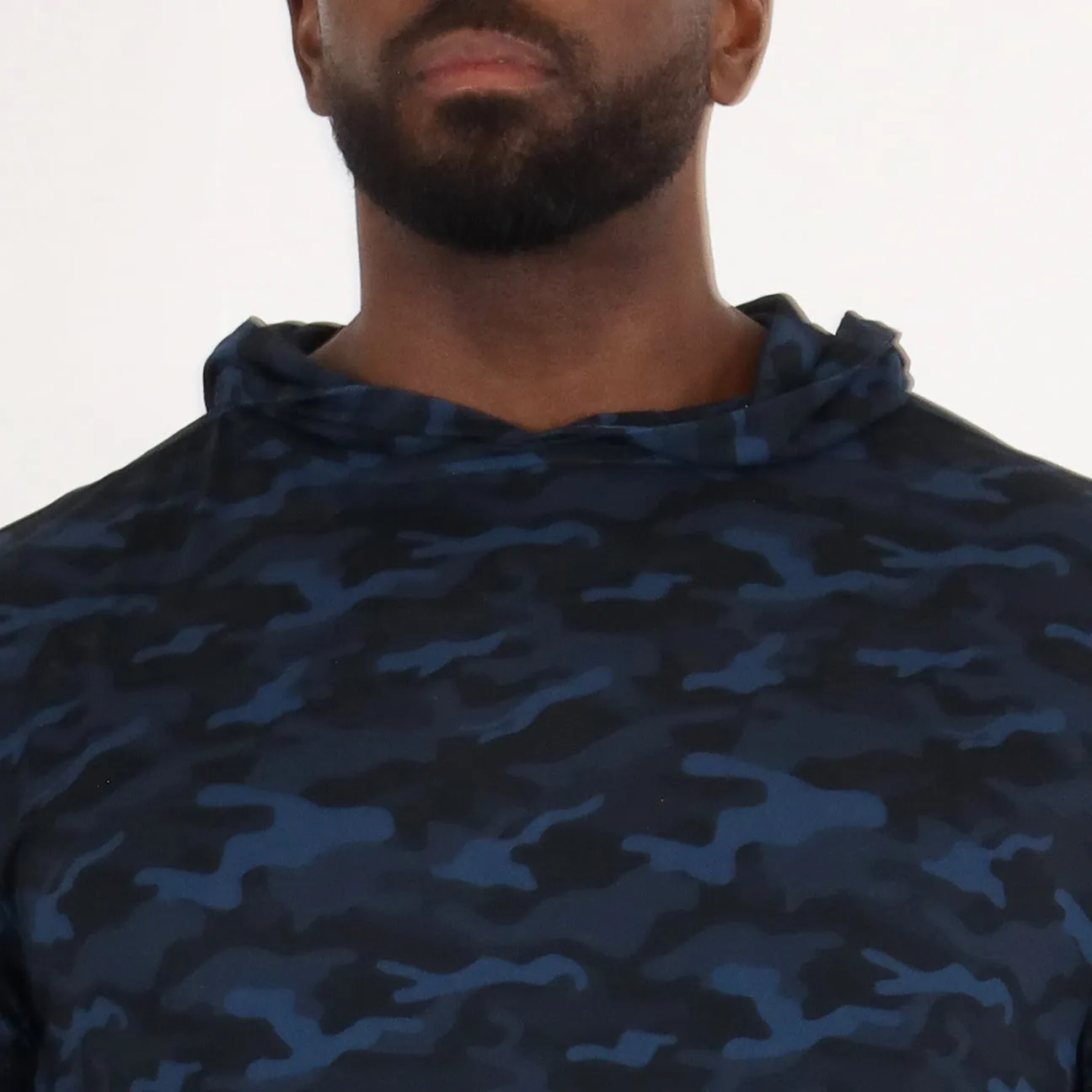 Blacks Beach Hoodie - Dark Blue Sea Camo