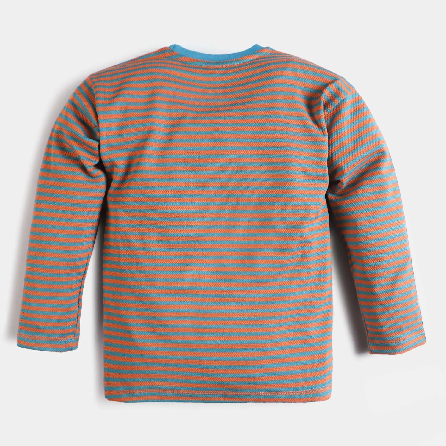 Boys Cotton T-Shirt Looking Forward - Stripes