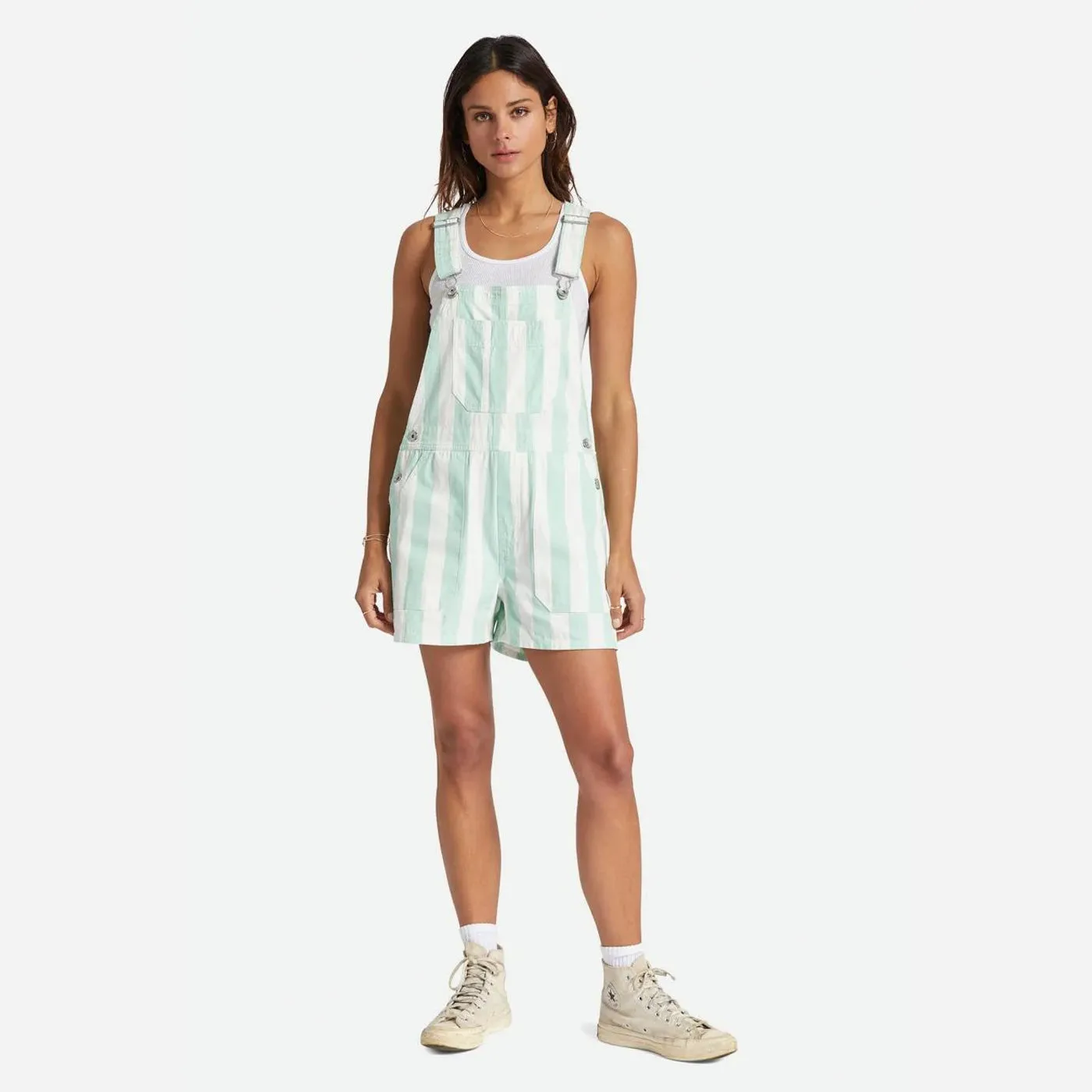 Brixton | Costa Short Overall | Seafoam