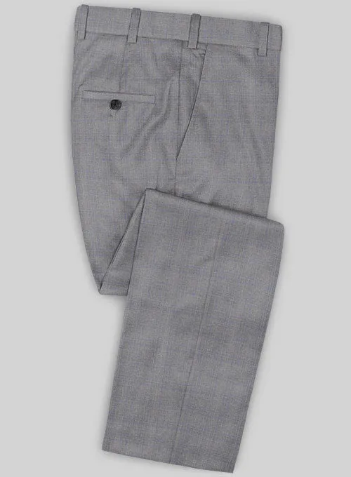 Caccioppoli Sun Dream Cecini Gray Wool Silk Pants