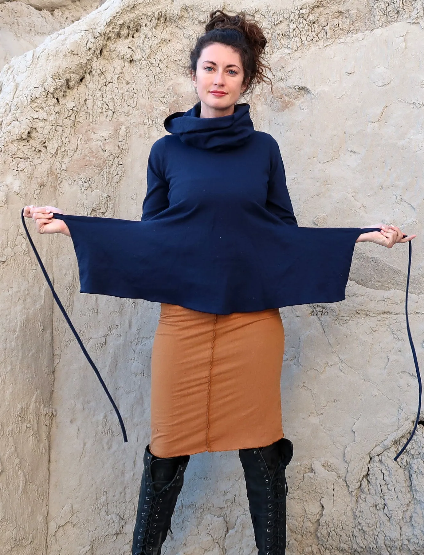 Chunky Cowl Chuba Shirt