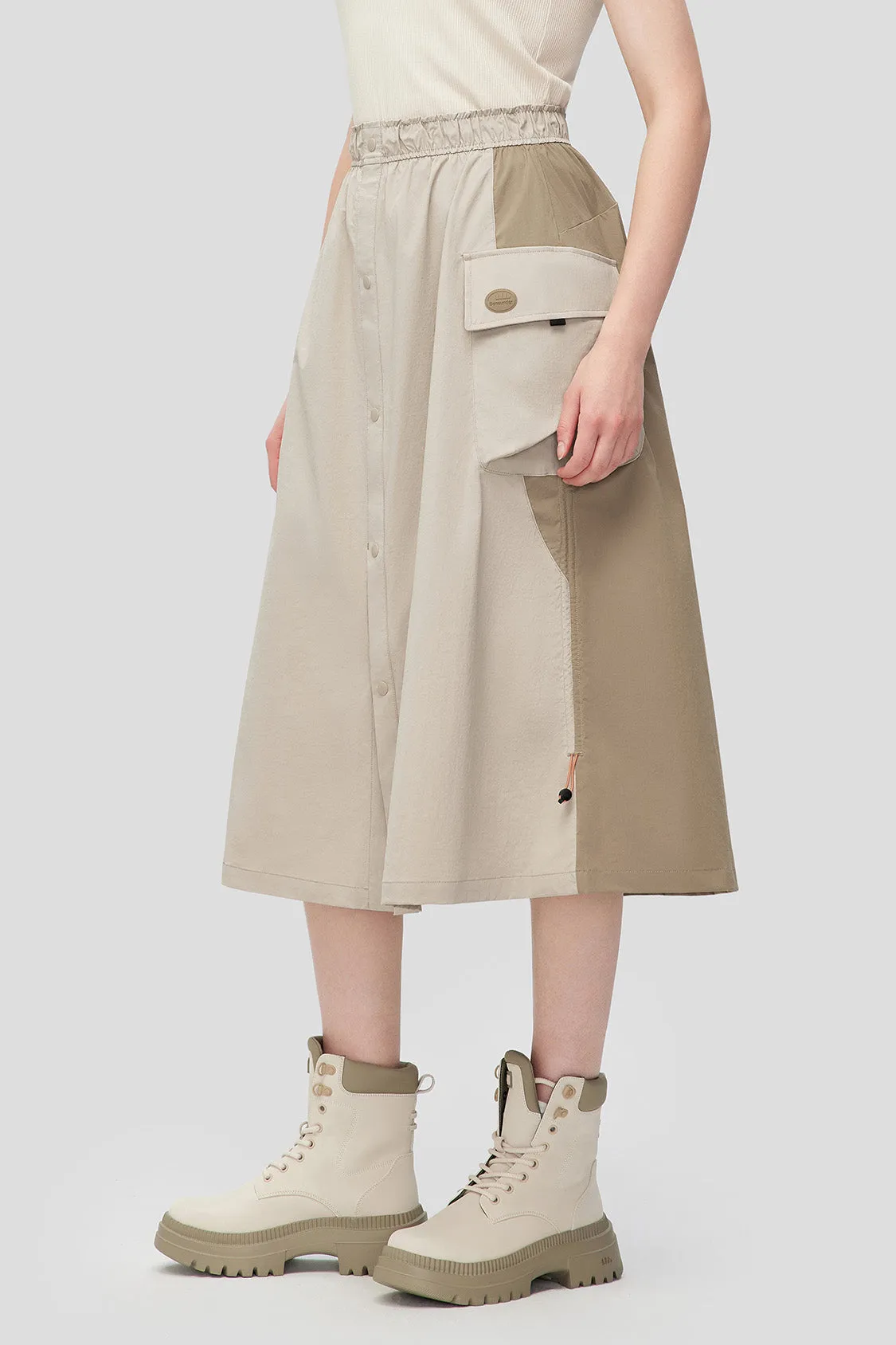 Chute - Women's Water-Repellent Utility Skirt with Parachute Design