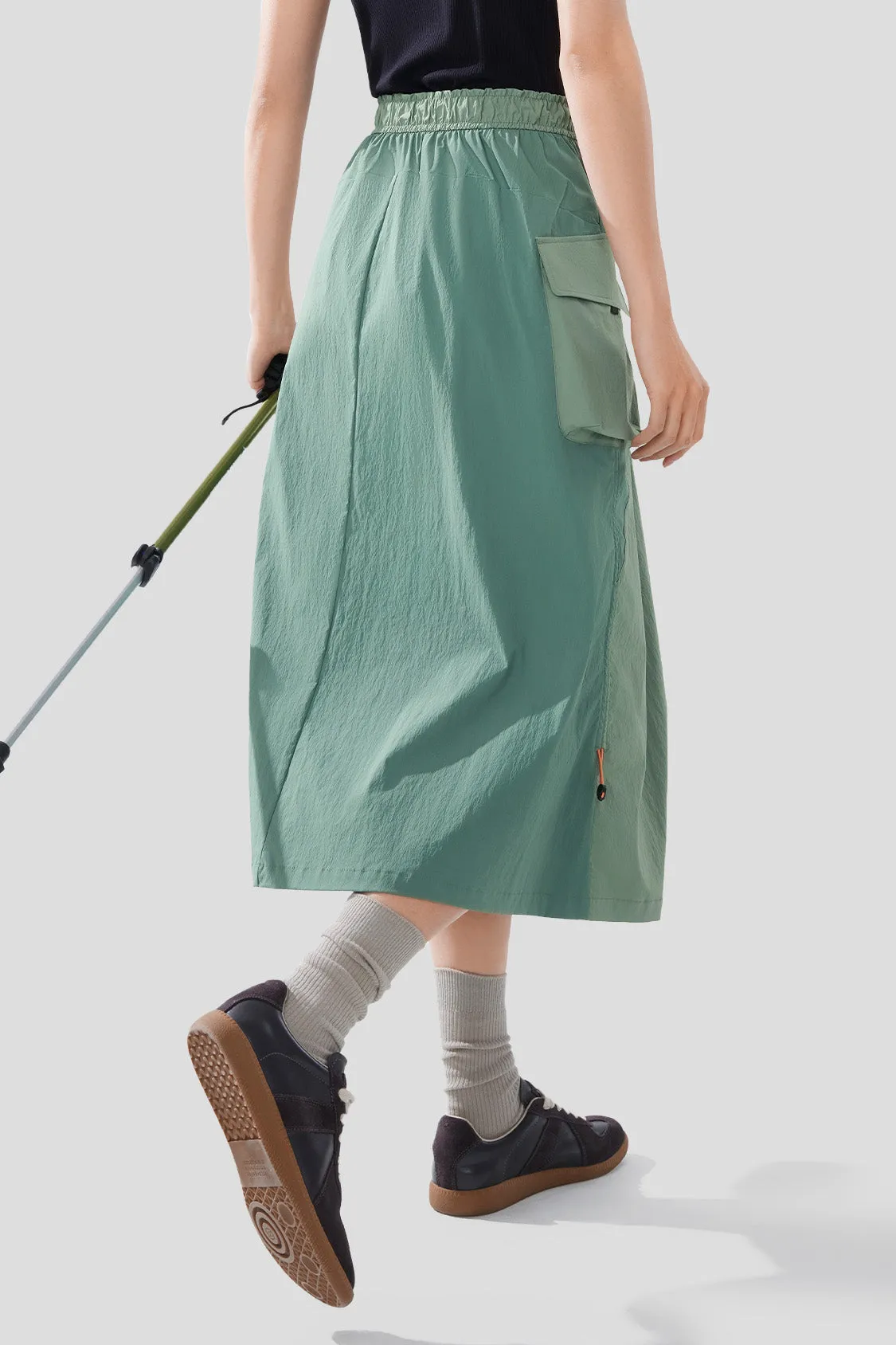 Chute - Women's Water-Repellent Utility Skirt with Parachute Design