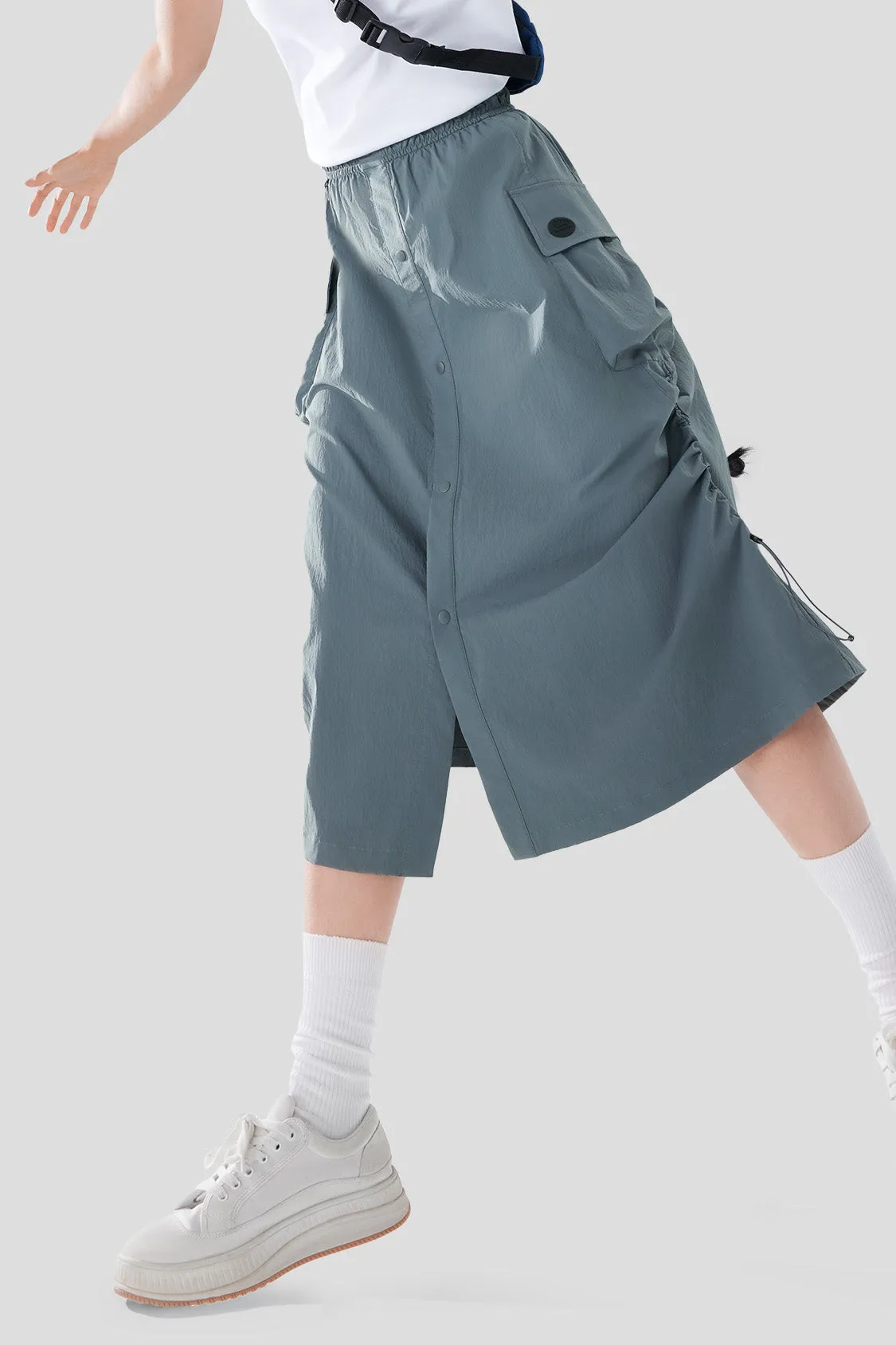 Chute - Women's Water-Repellent Utility Skirt with Parachute Design