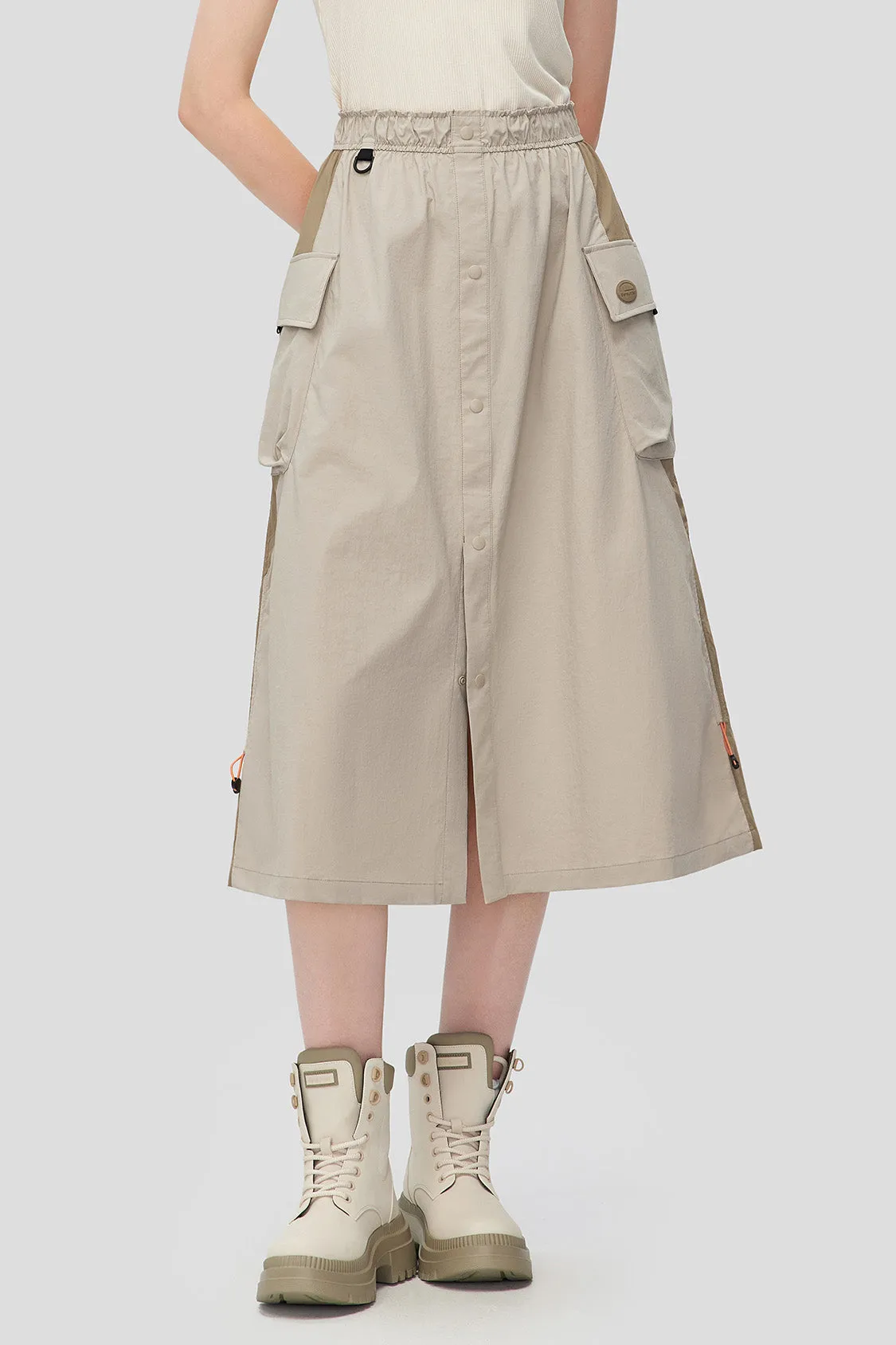 Chute - Women's Water-Repellent Utility Skirt with Parachute Design