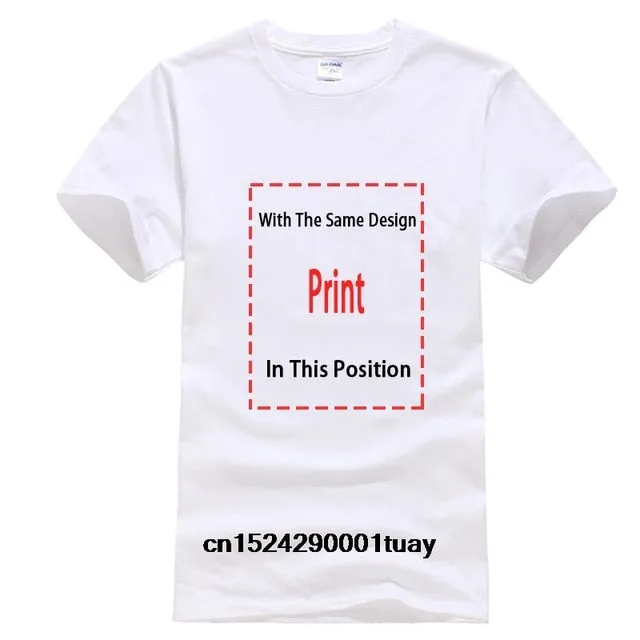 Cotton O-neck Custom Printed Tshirt Men