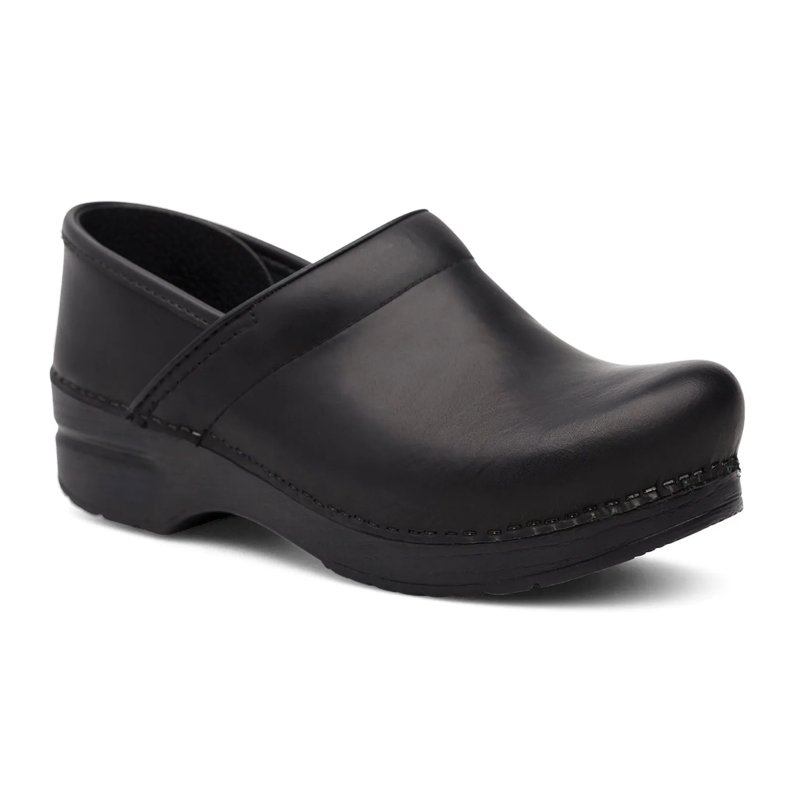 Dansko Professional Clog (Unisex) - Black Cabrio Leather