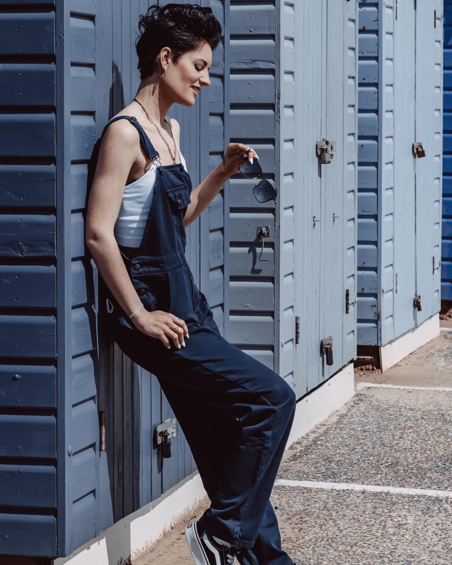 Denim Bib & Brace Dungaree Navy