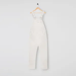 Denim Bib & Brace Dungaree White