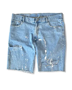 Destroyed Denim Shorts