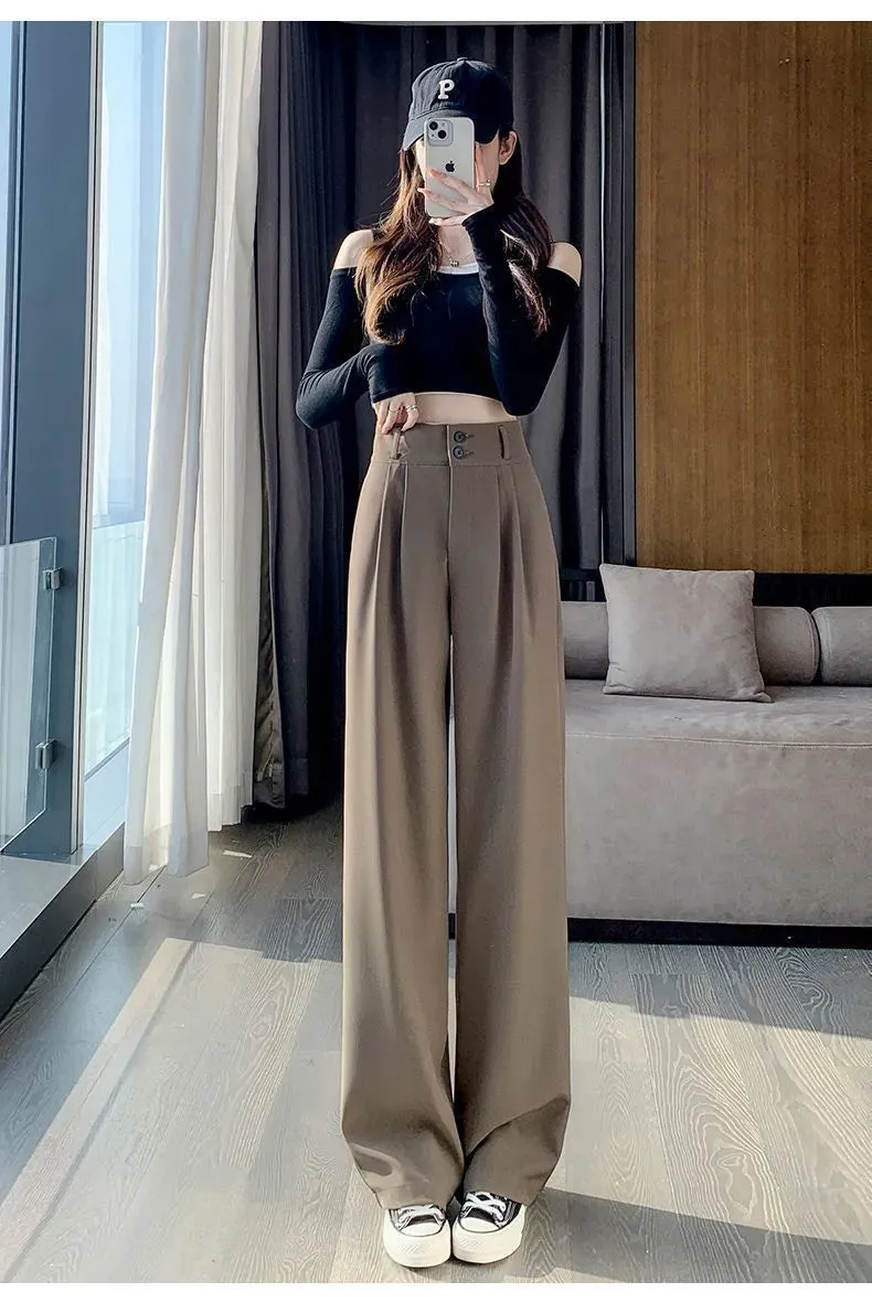 Elodie Effortless Wide Legs Korean Pants