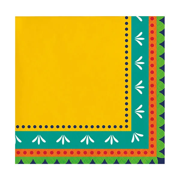 Fiesta Pottery Beverage Napkins 16ct