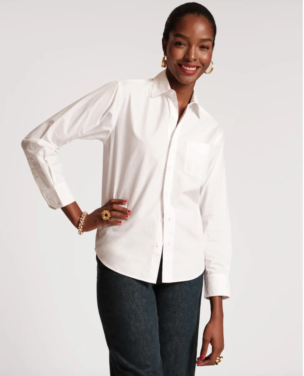 Frances Valentine Classic White Shirt