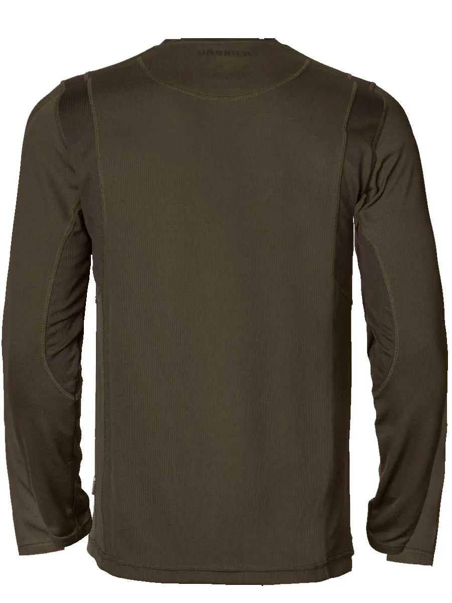 HARKILA Forest Hunter Long Sleeve T-Shirt - Mens - Hunting Green/Shadow Brown