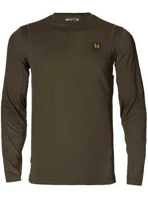 HARKILA Forest Hunter Long Sleeve T-Shirt - Mens - Hunting Green/Shadow Brown