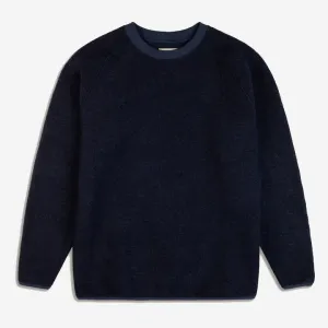 Junction Wool Fleece Sweatshirt - Midnight Blue