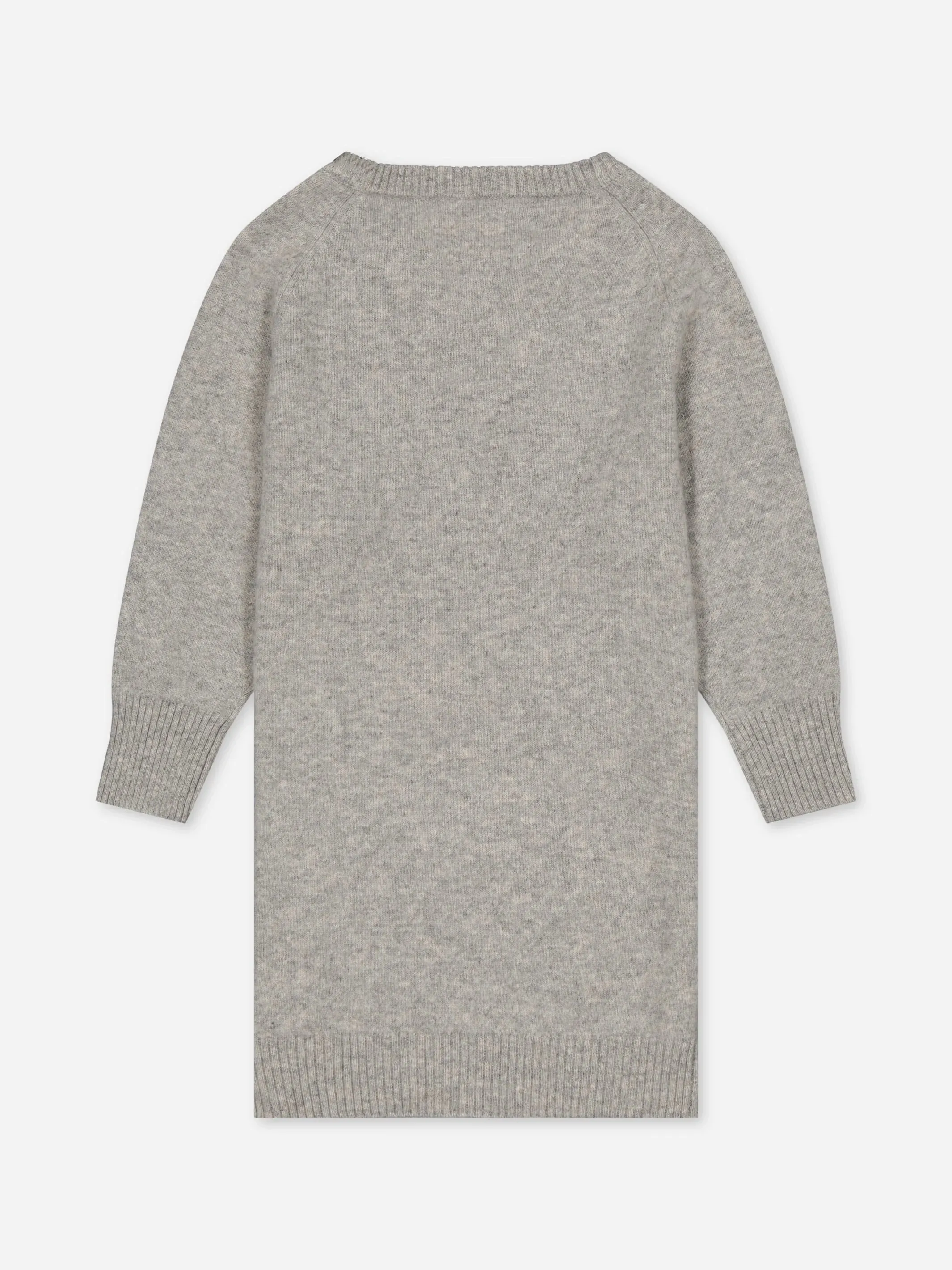 Kids' Cashmere Sweater Dress Grey