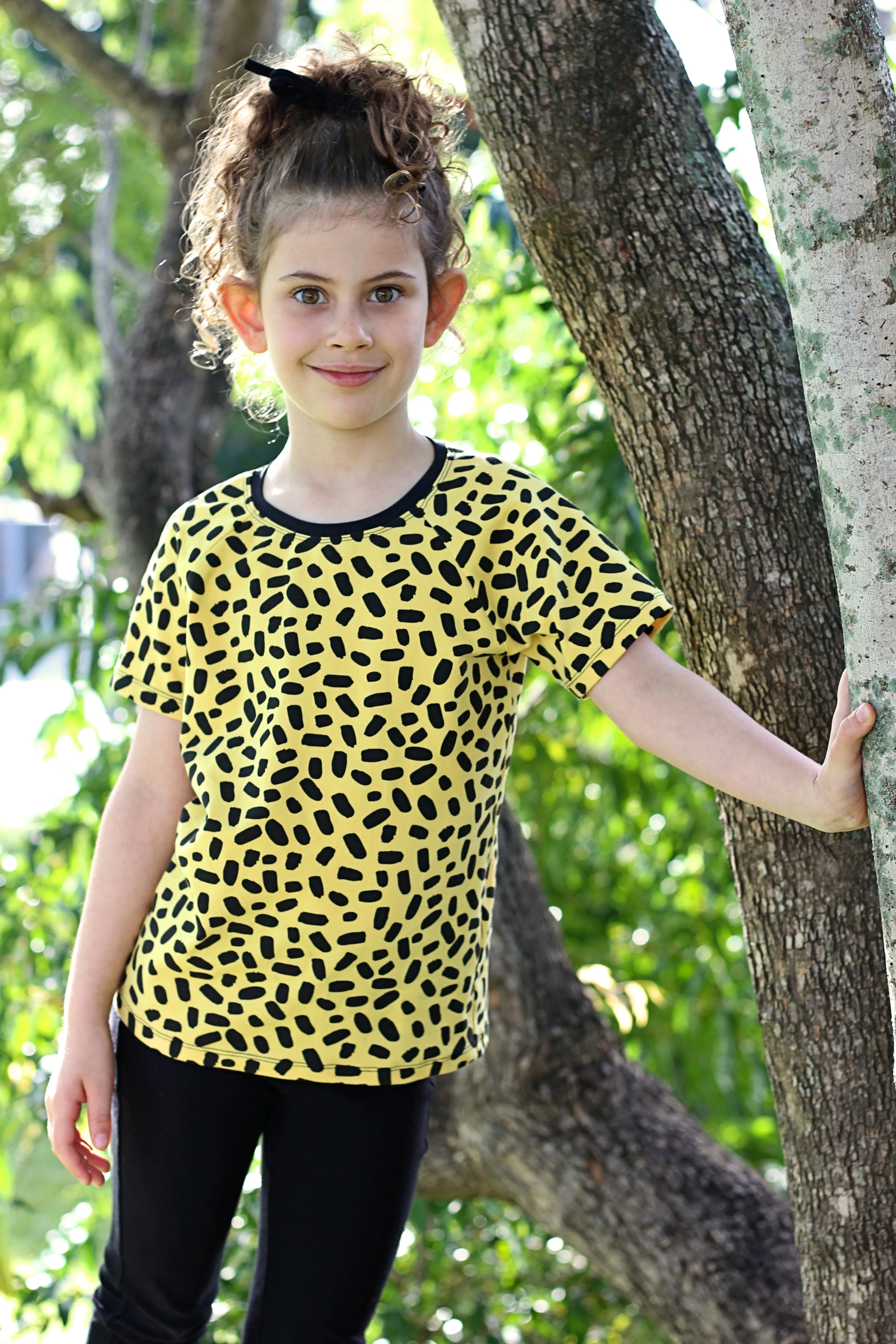 Kids Raglan Tee Sewing Pattern