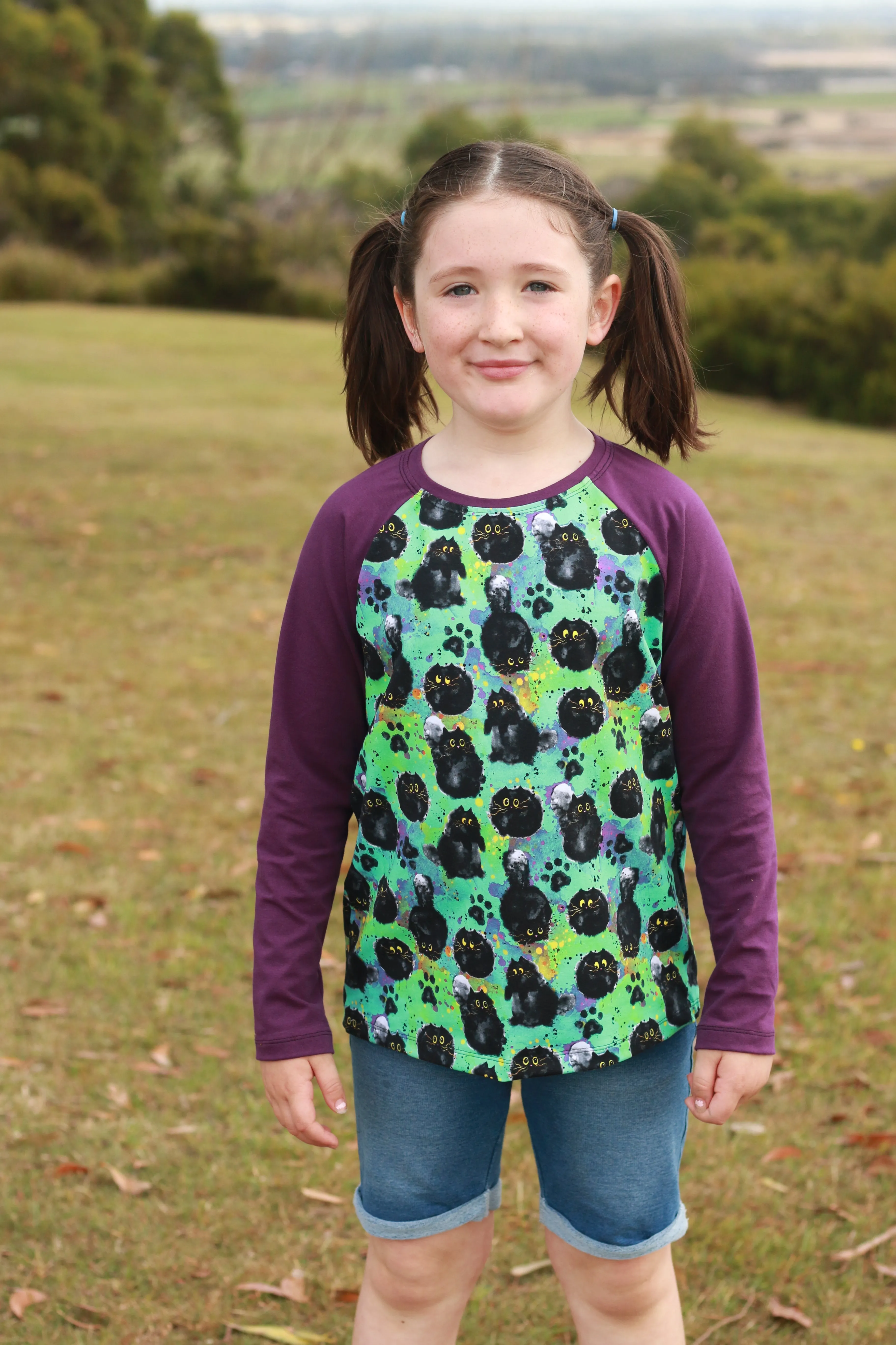 Kids Raglan Tee Sewing Pattern