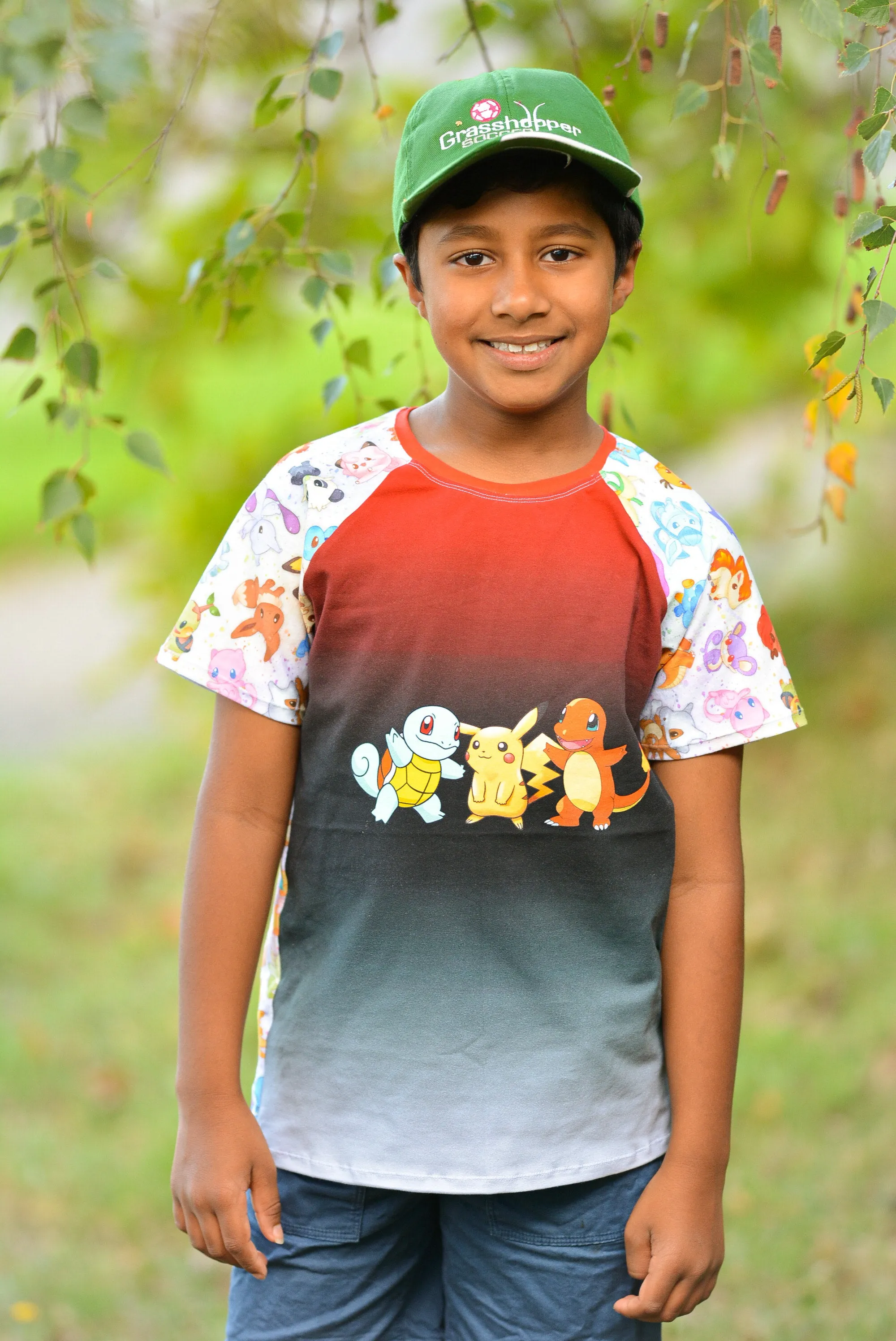 Kids Raglan Tee Sewing Pattern