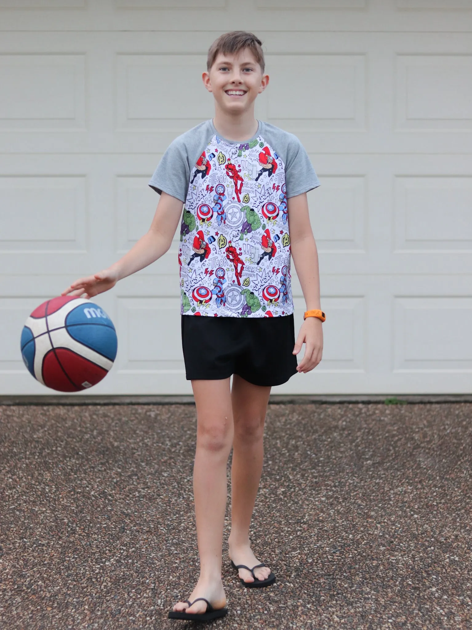 Kids Raglan Tee Sewing Pattern