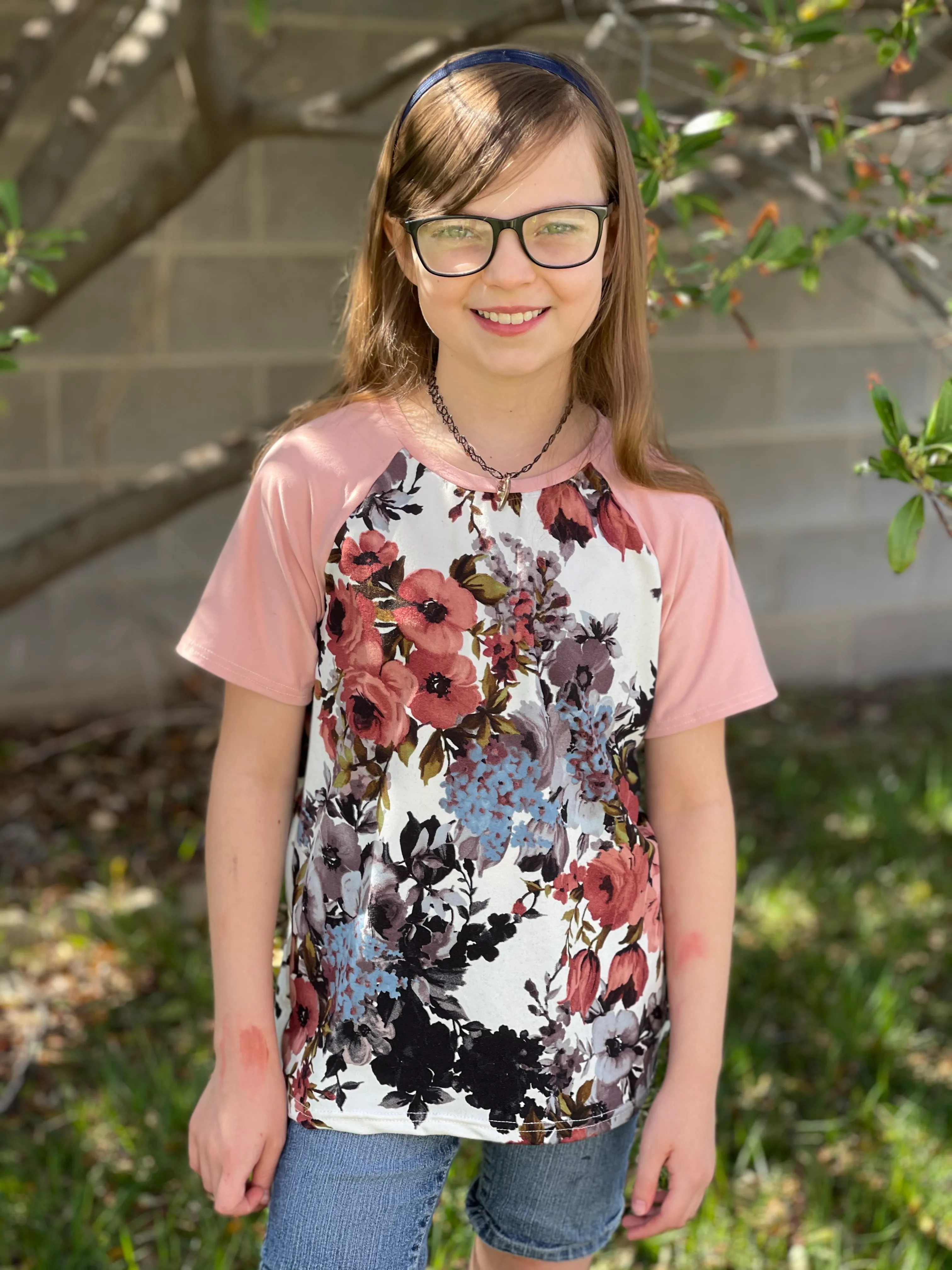 Kids Raglan Tee Sewing Pattern