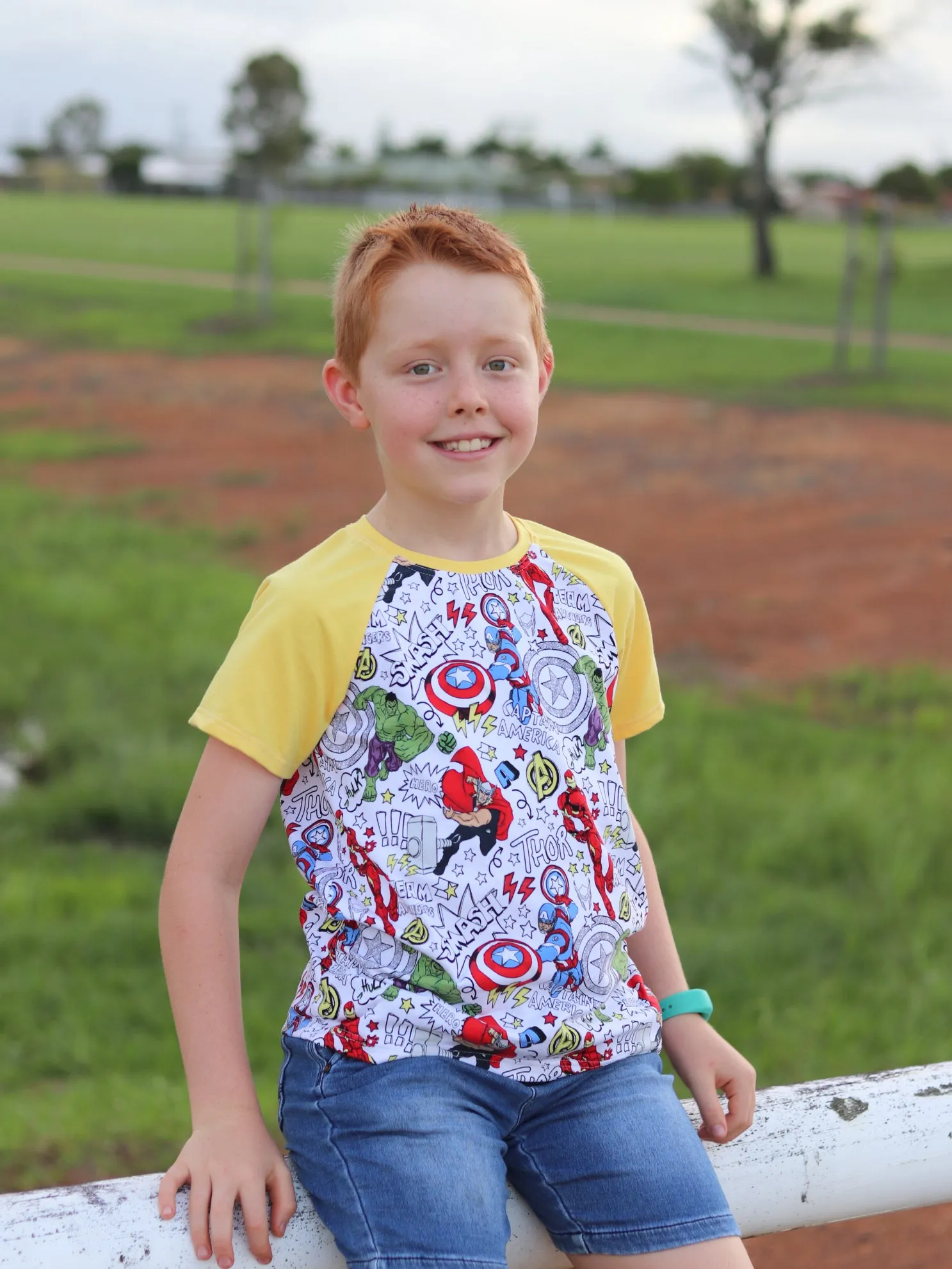 Kids Raglan Tee Sewing Pattern