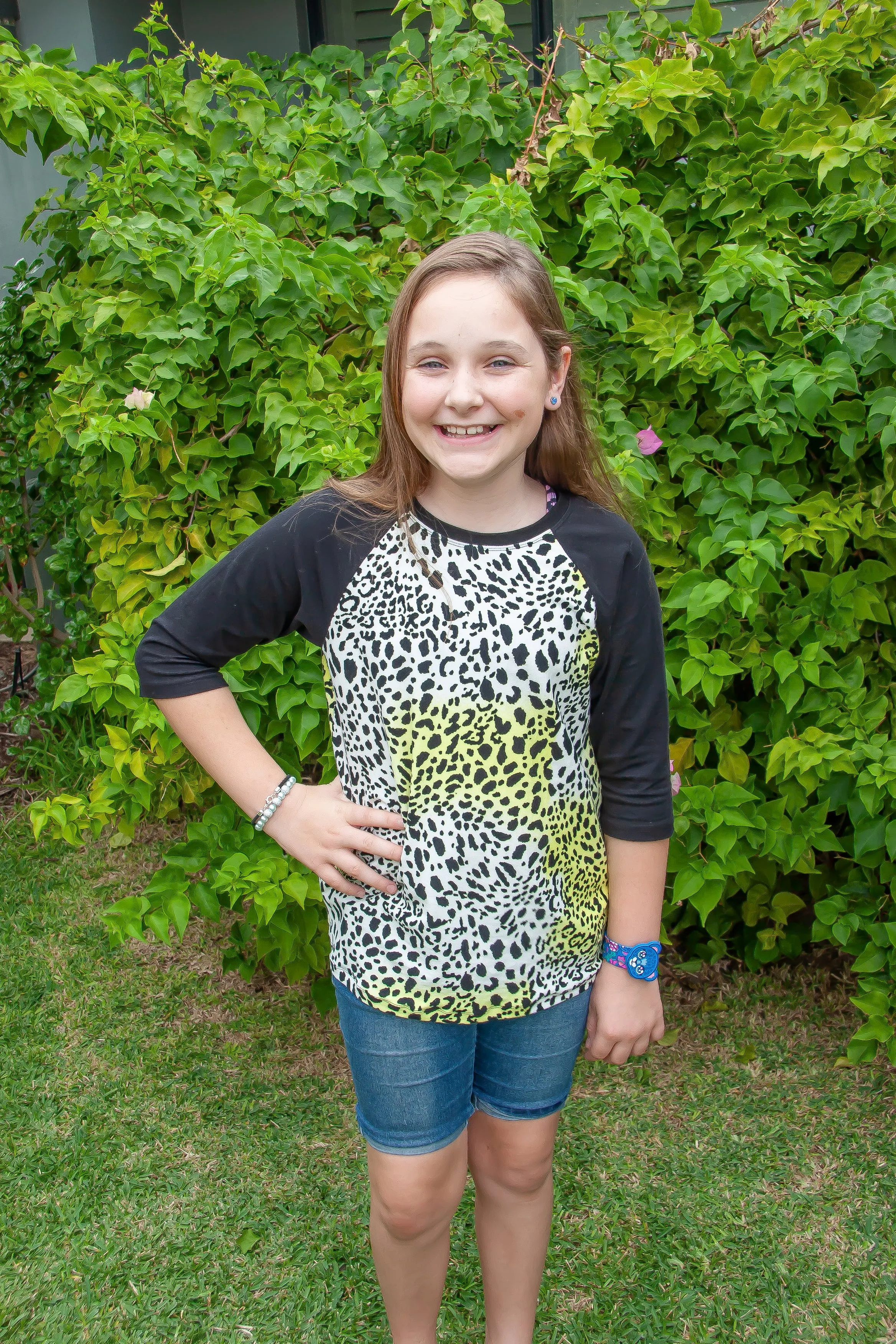 Kids Raglan Tee Sewing Pattern