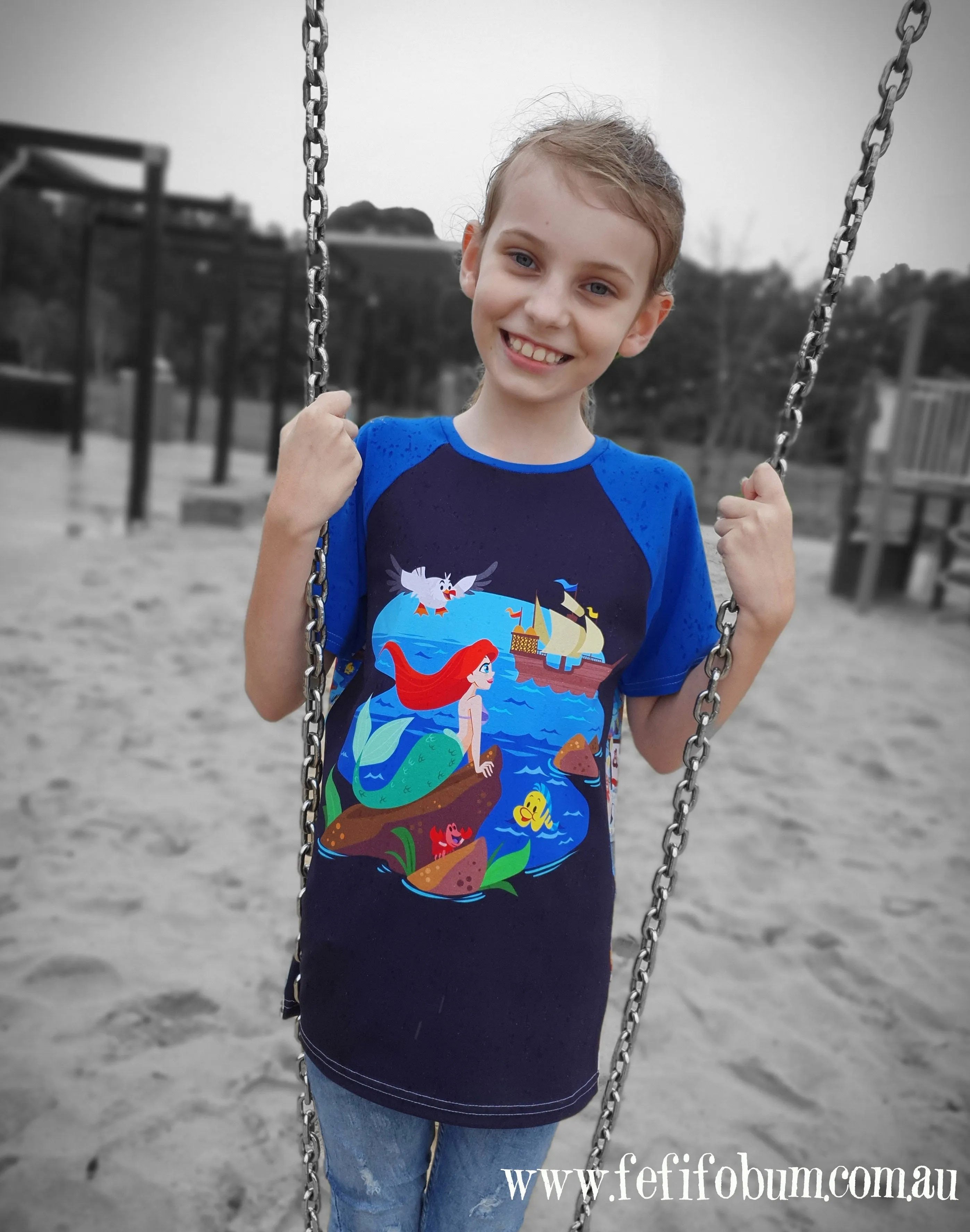 Kids Raglan Tee Sewing Pattern