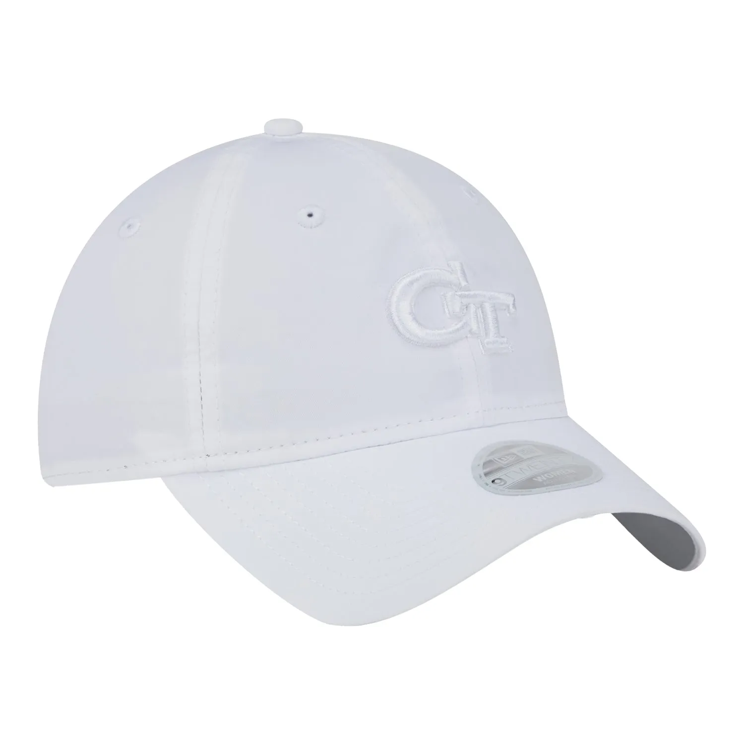 Ladies Georgia Tech Yellow Jackets Functional Pony Tail White Hat