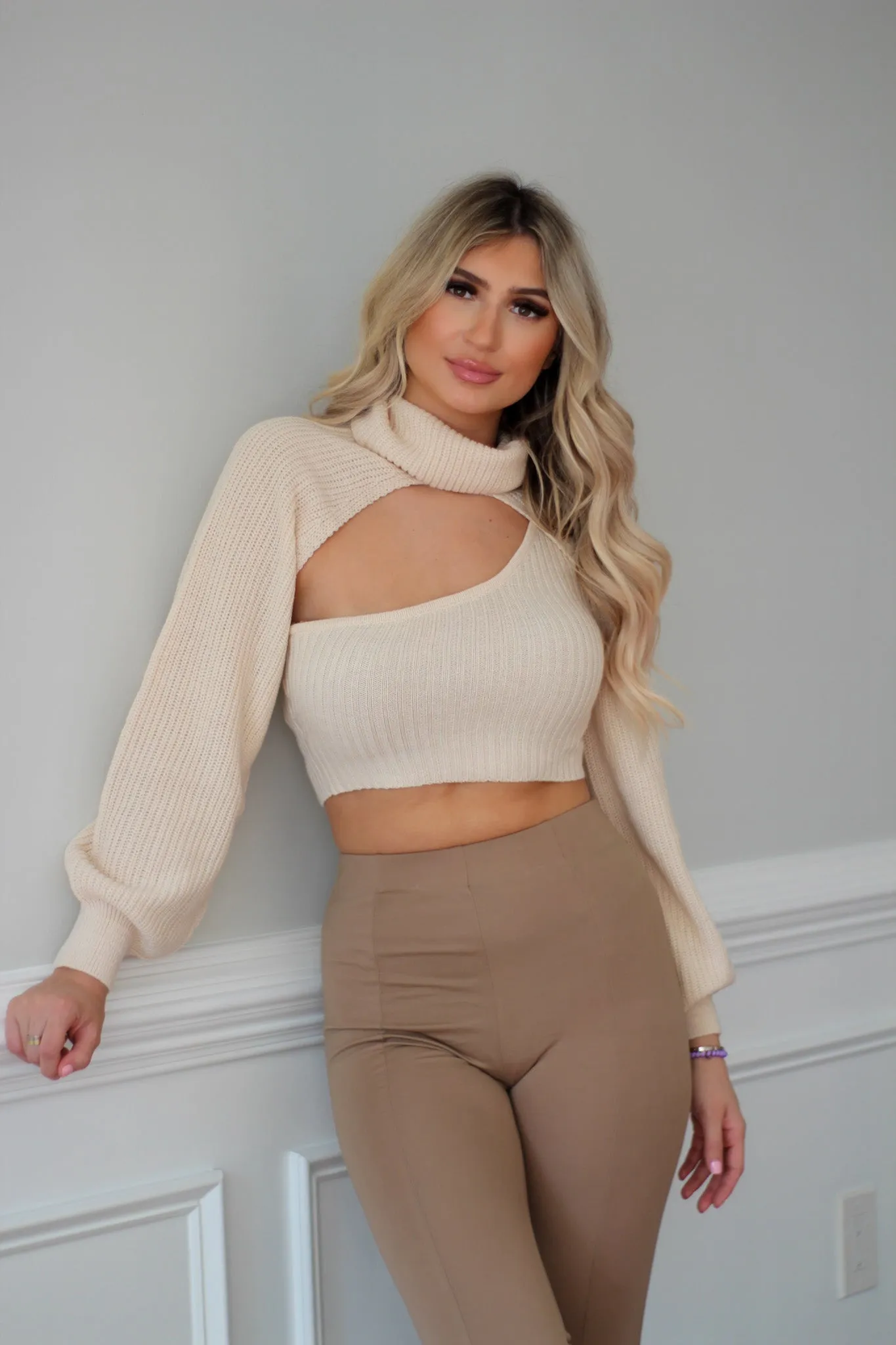 Love For Layers Turtleneck Sweater Set