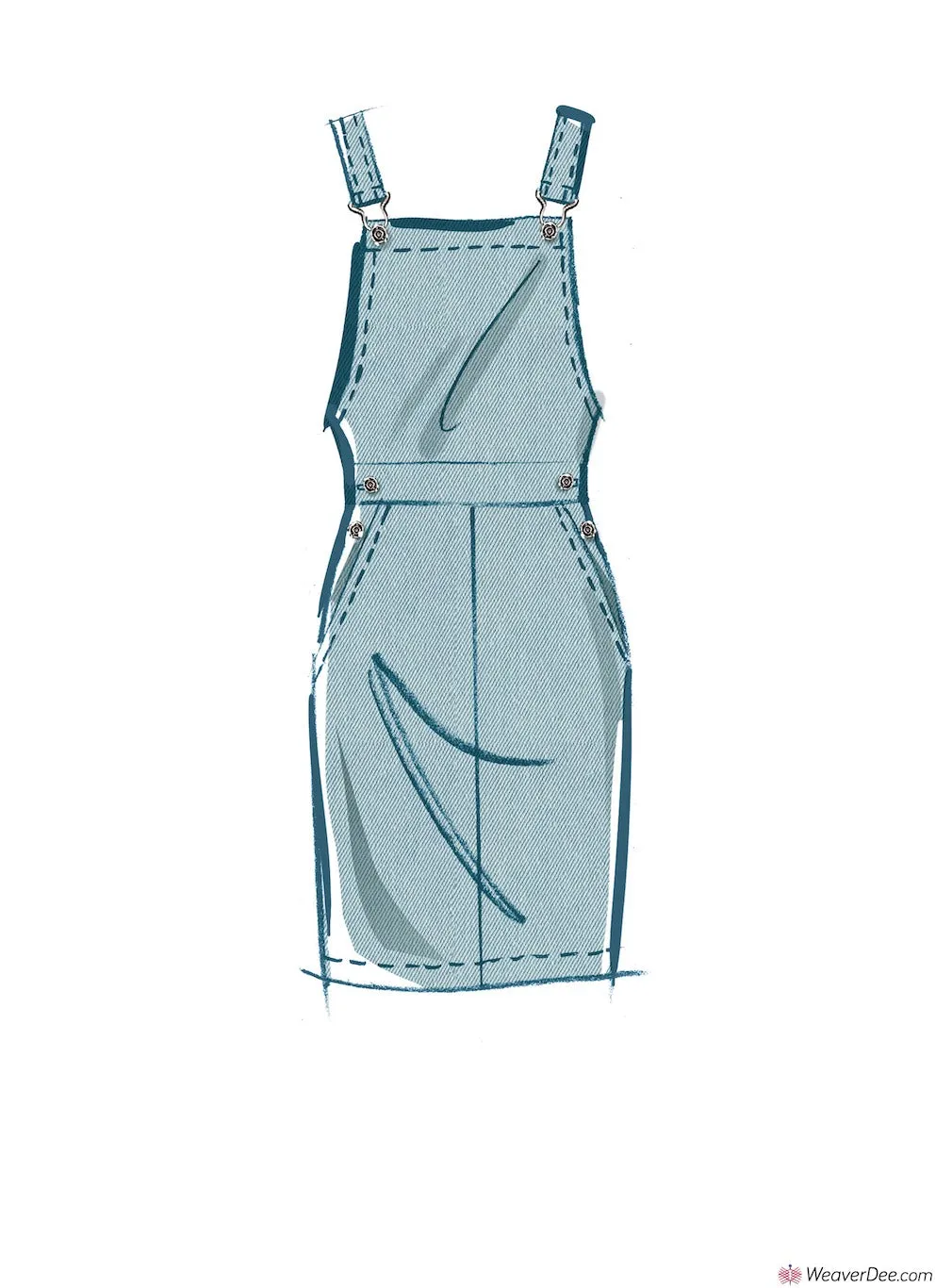 McCall's Pattern M8345 Misses' Skirt Overalls