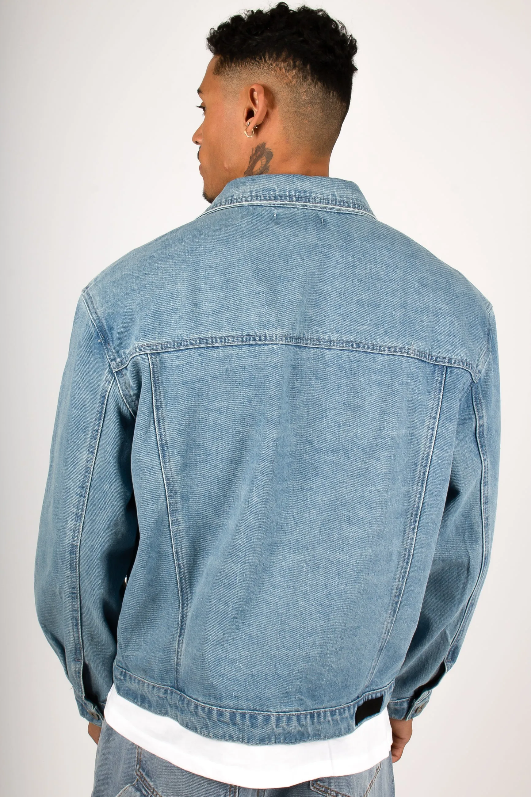 Nevada Blue Wash Utility Denim Jacket