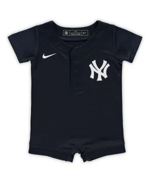 New York Yankees Nike Infant Navy Jersey Romper Blue