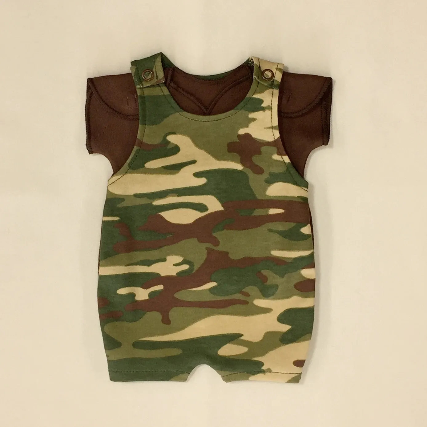 NICU Friendly Overalls Camo