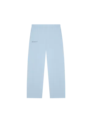 Organic Cotton Pajama Loose Track Pants—moonstone blue