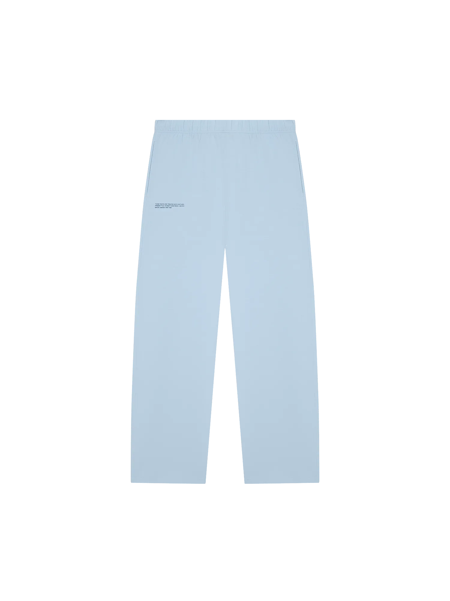 Organic Cotton Pajama Loose Track Pants—moonstone blue