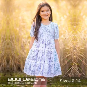 PDF Pattern: Puff Sleeve Dress