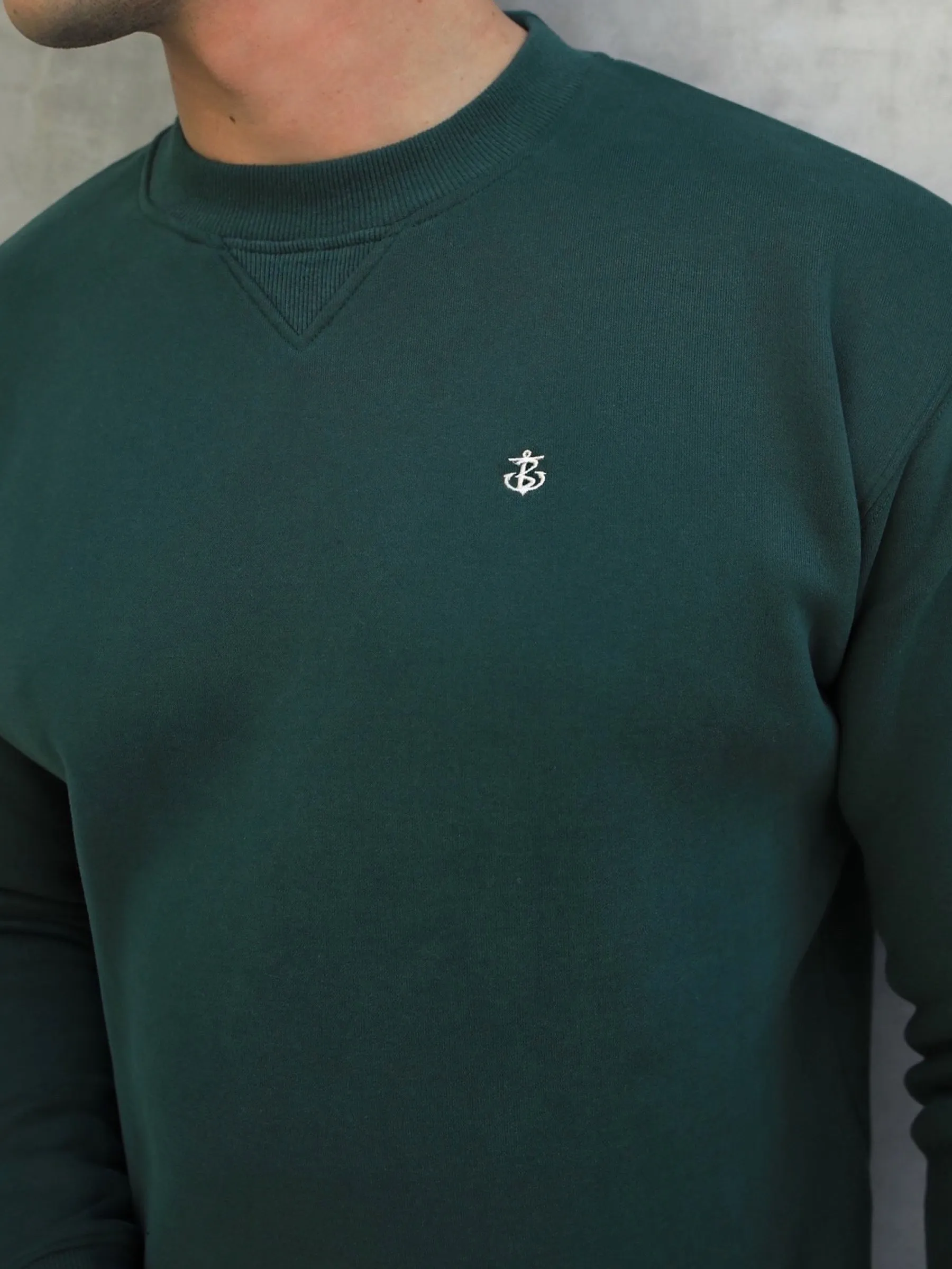 Preston Relaxed Jumper - Green