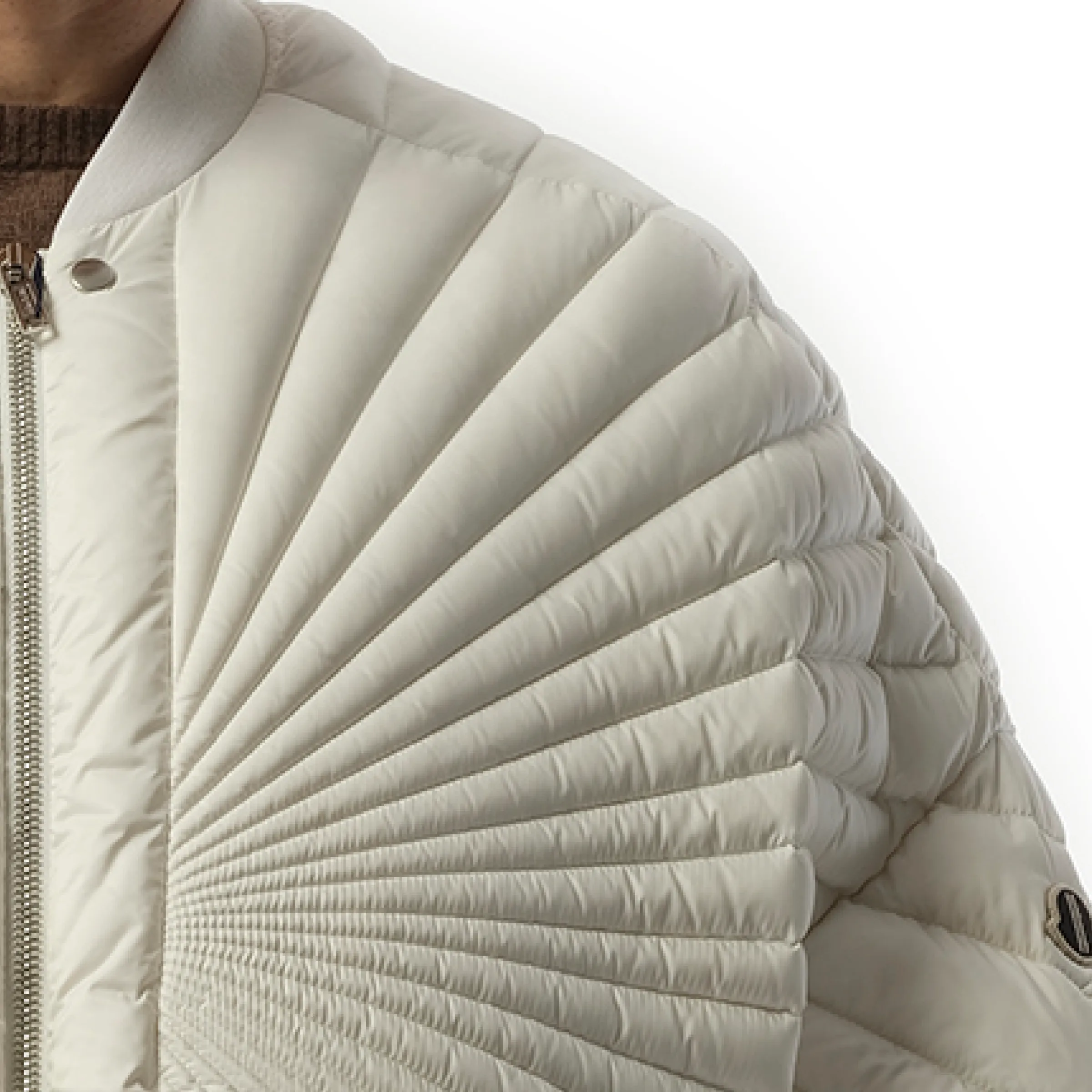 Rick Owens x Moncler Radiance Peter Jacket in Milk