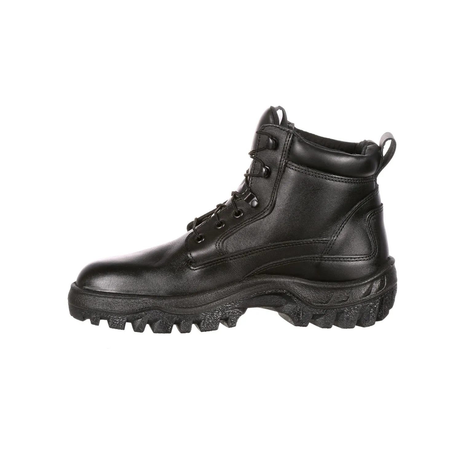 Rocky Mens Black Leather TMC Public Service Work Boots