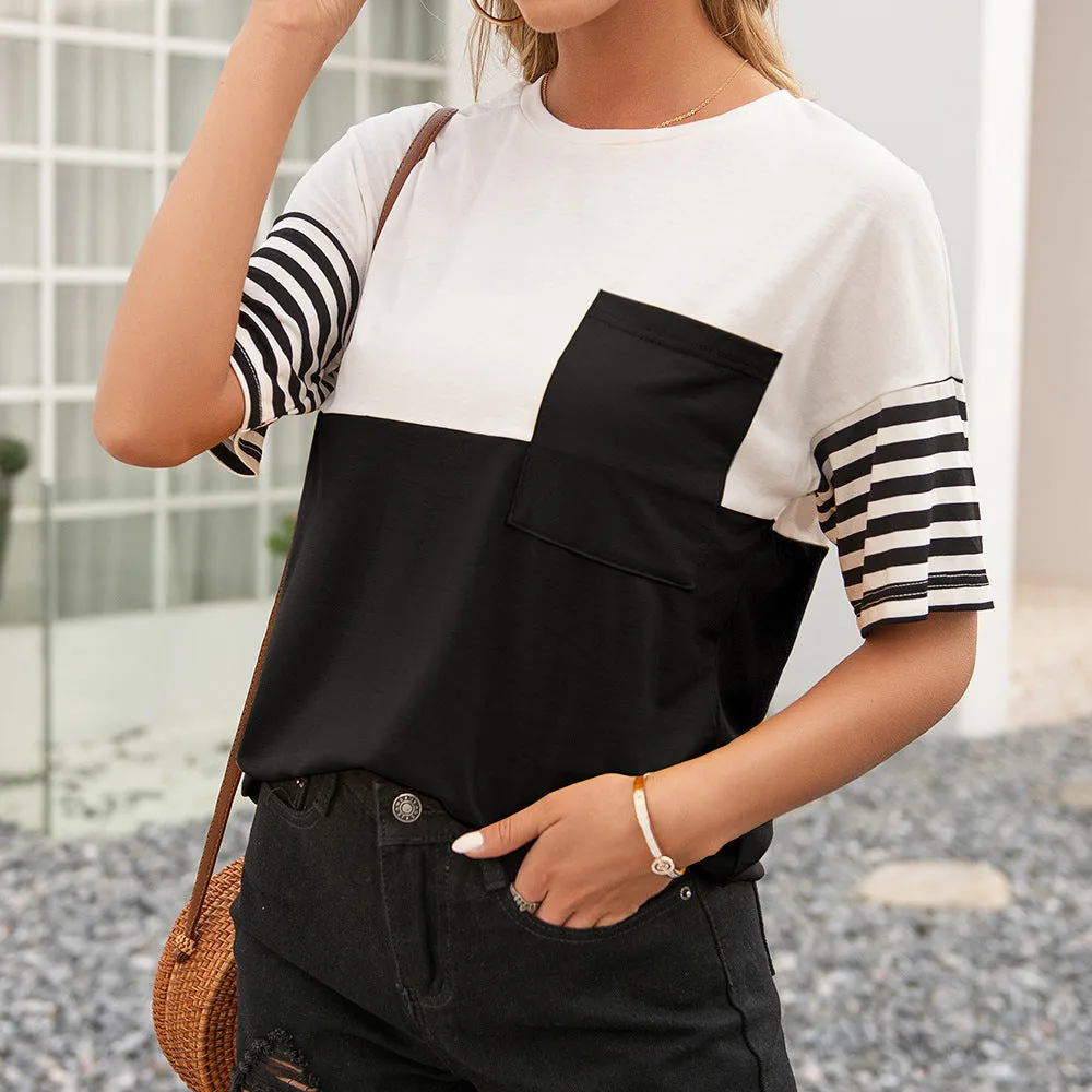 Short Sleeve Loose T-Shirt Top